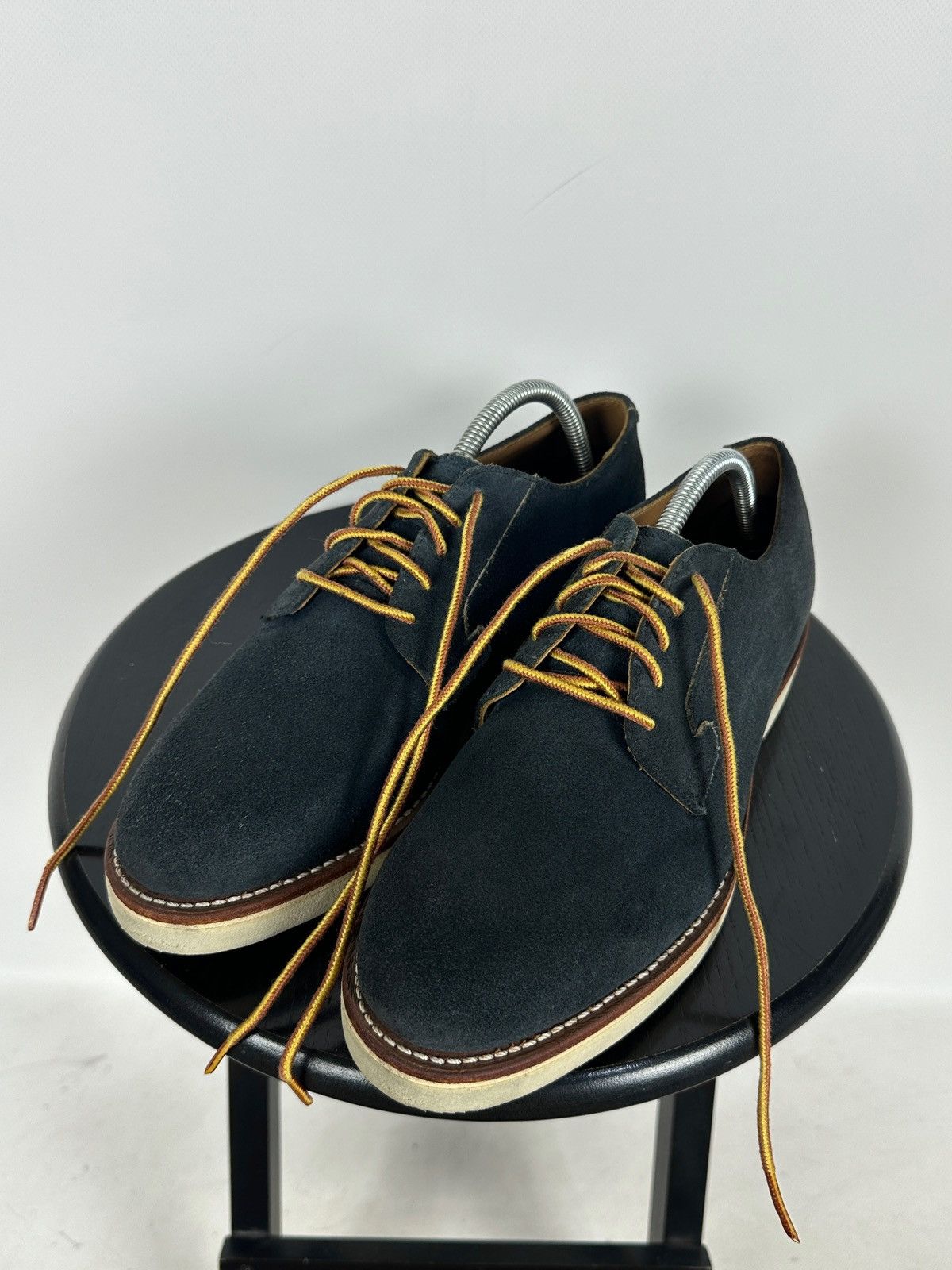 Red Wing Red Wing Postman Navy Blue Suede Oxford Shoes Size US 9 / EU 42 - 12 Thumbnail
