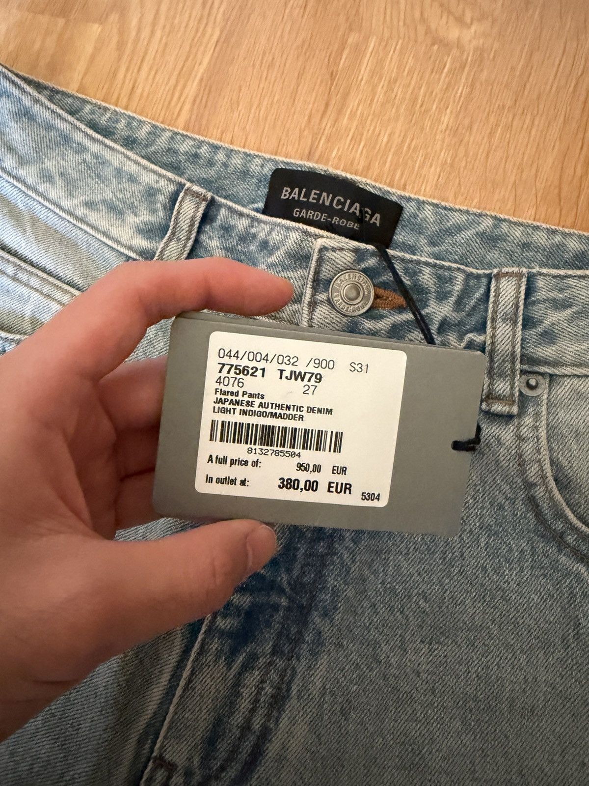 Balenciaga BALENCIAGA FLARED DENIM Size US 30 / EU 46 - 4 Thumbnail