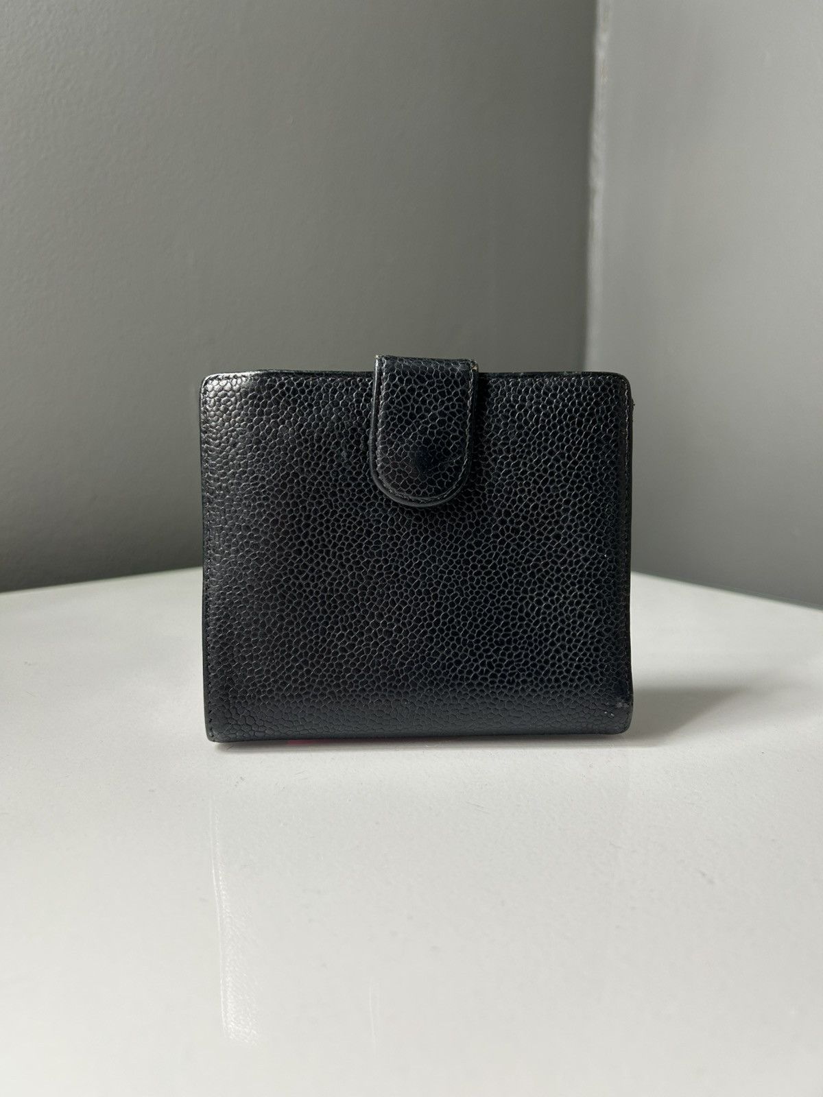 Chanel Chanel Caviar Leather Timeless CC Flap Compact Wallet Size ONE SIZE - 6 Thumbnail