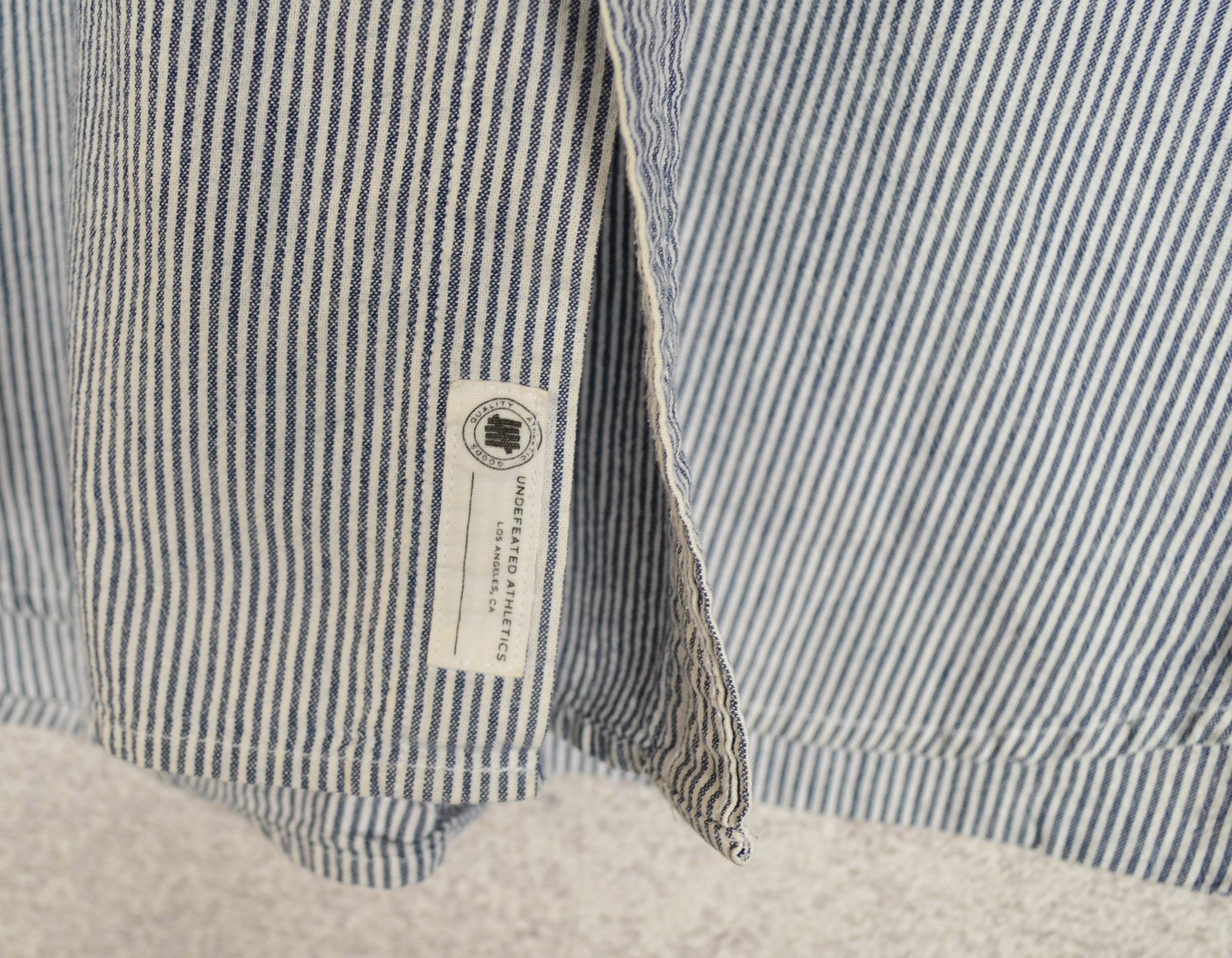 Undefeated Undefeated Striped Oxford Shirt LA Size US L / EU 52-54 / 3 - 7 Thumbnail