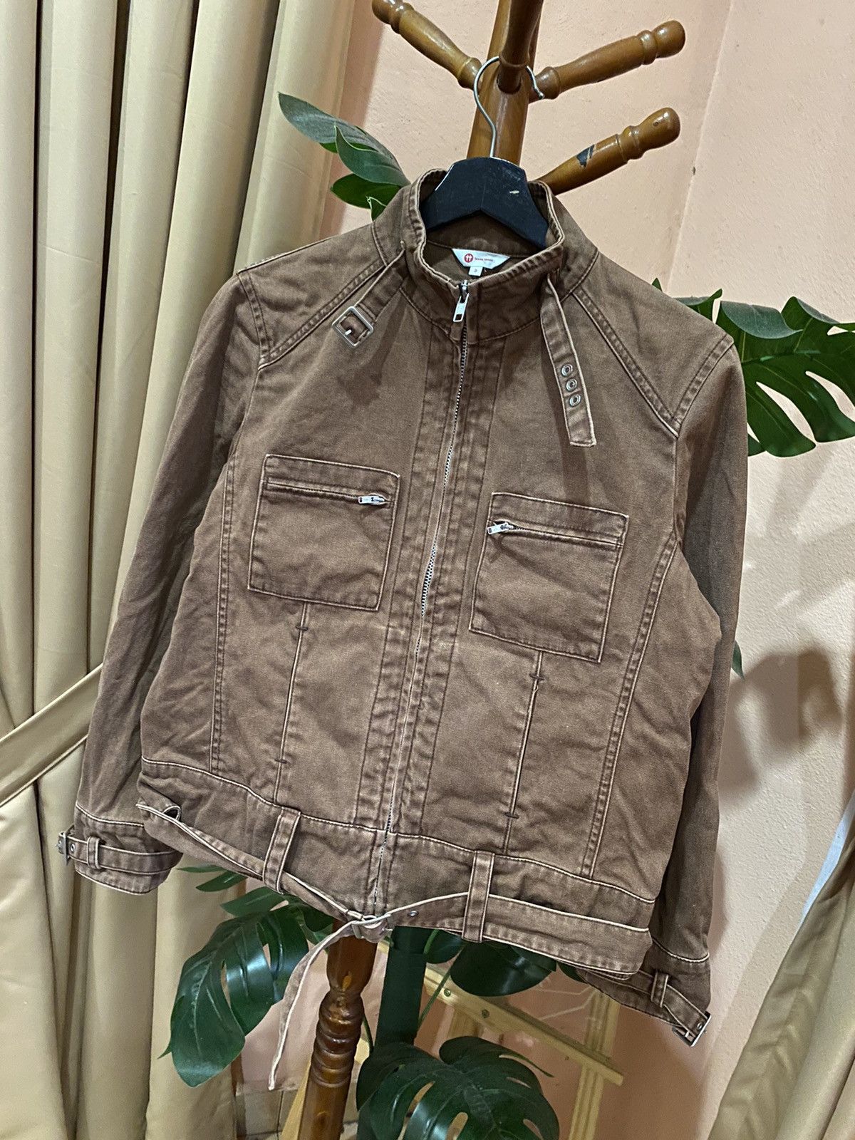 Japanese Brand Tasse Tasse Brown Utility Cotton Jacket Japanese Streetwear Size M / US 6-8 / IT 42-44 - 2 Thumbnail