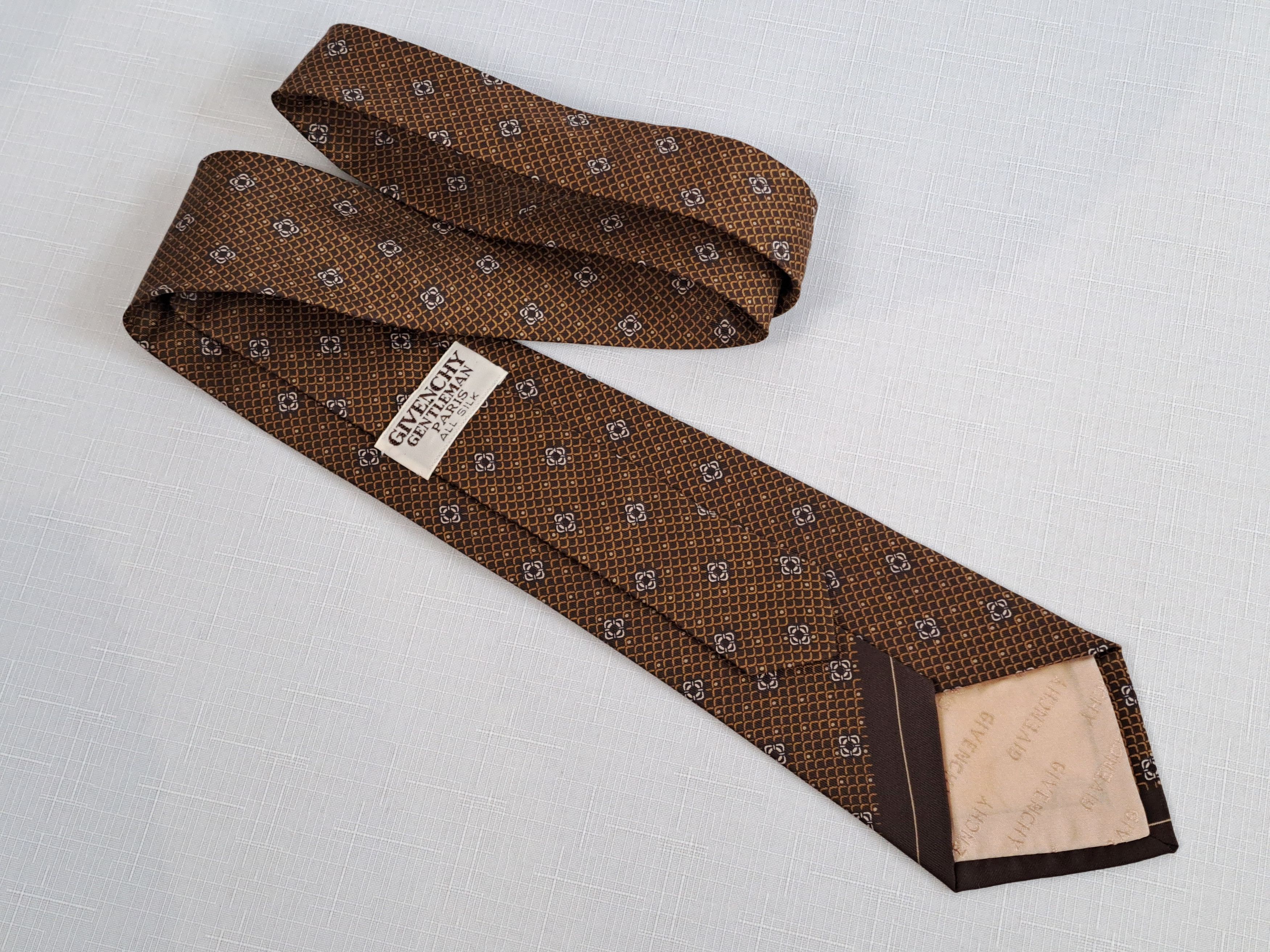 Givenchy × Vintage Vintage Givenchy Gentleman Paris silk tie. Size ONE SIZE - 4 Thumbnail