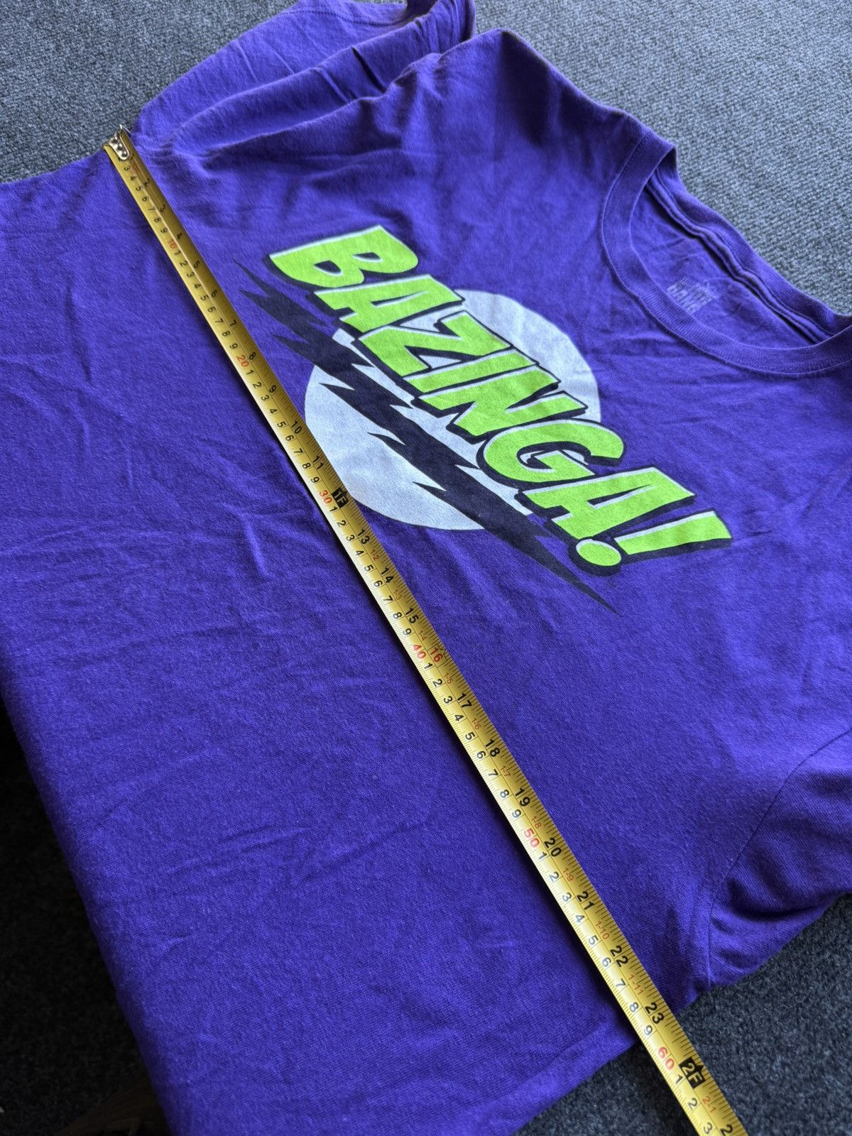 Warner Bros 00s Bazinga Big Bang Theory Warner Bros Graphic T Shirt Size US XL / EU 56 / 4 - 17 Thumbnail