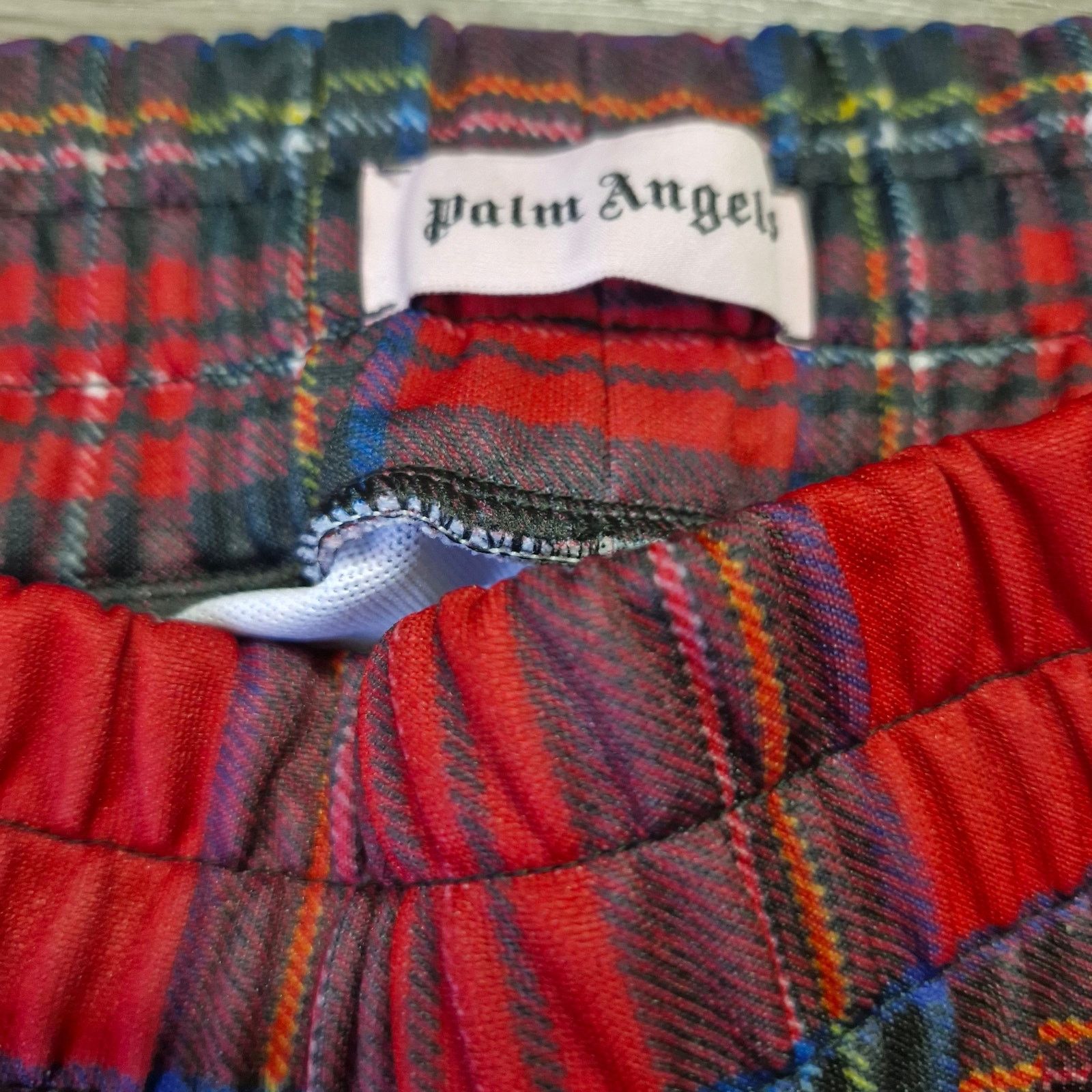 Palm Angels Palm Angels Red Plaid Track Pants Size M Size US 32 / EU 48 - 3 Thumbnail