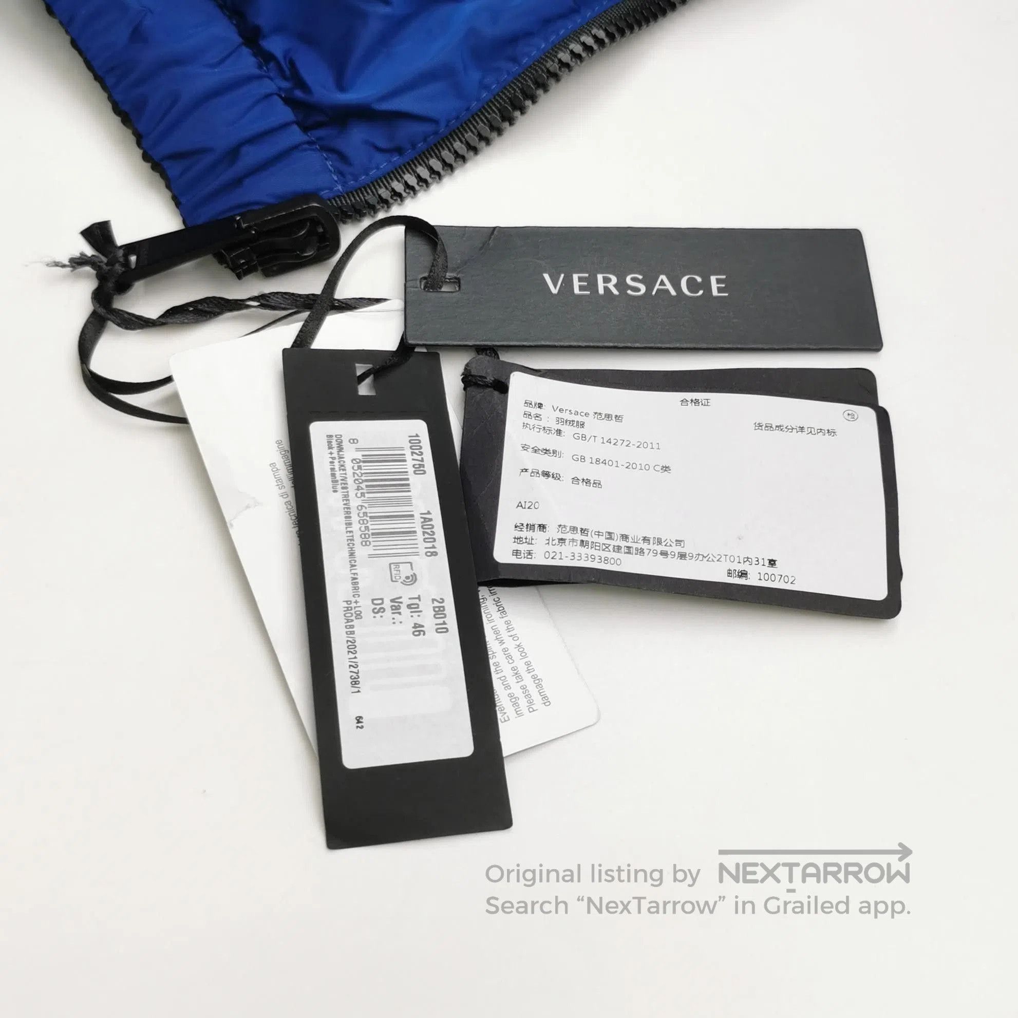 Versace Versace Color-Block Medusa Reversible Down Jacket. Size US S / EU 44-46 / 1 - 3 Thumbnail