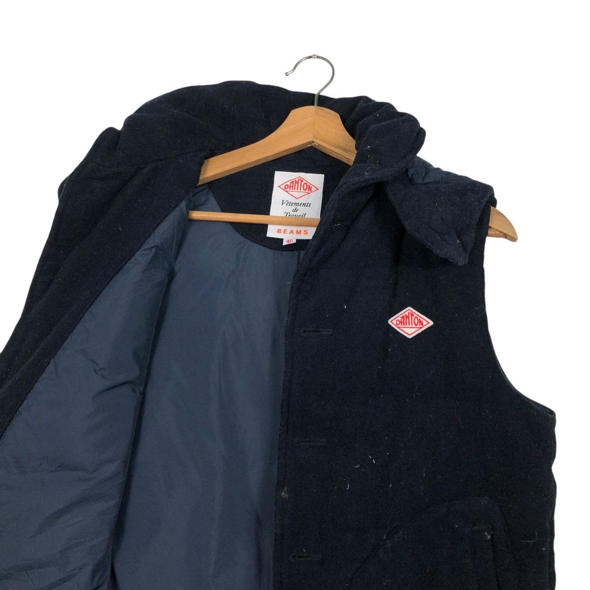 Beams Plus 🔥VINTAGE PUFFER VEST JACKET CHORE DANTON BEAMS Size US M / EU 48-50 / 2 - 14 Thumbnail