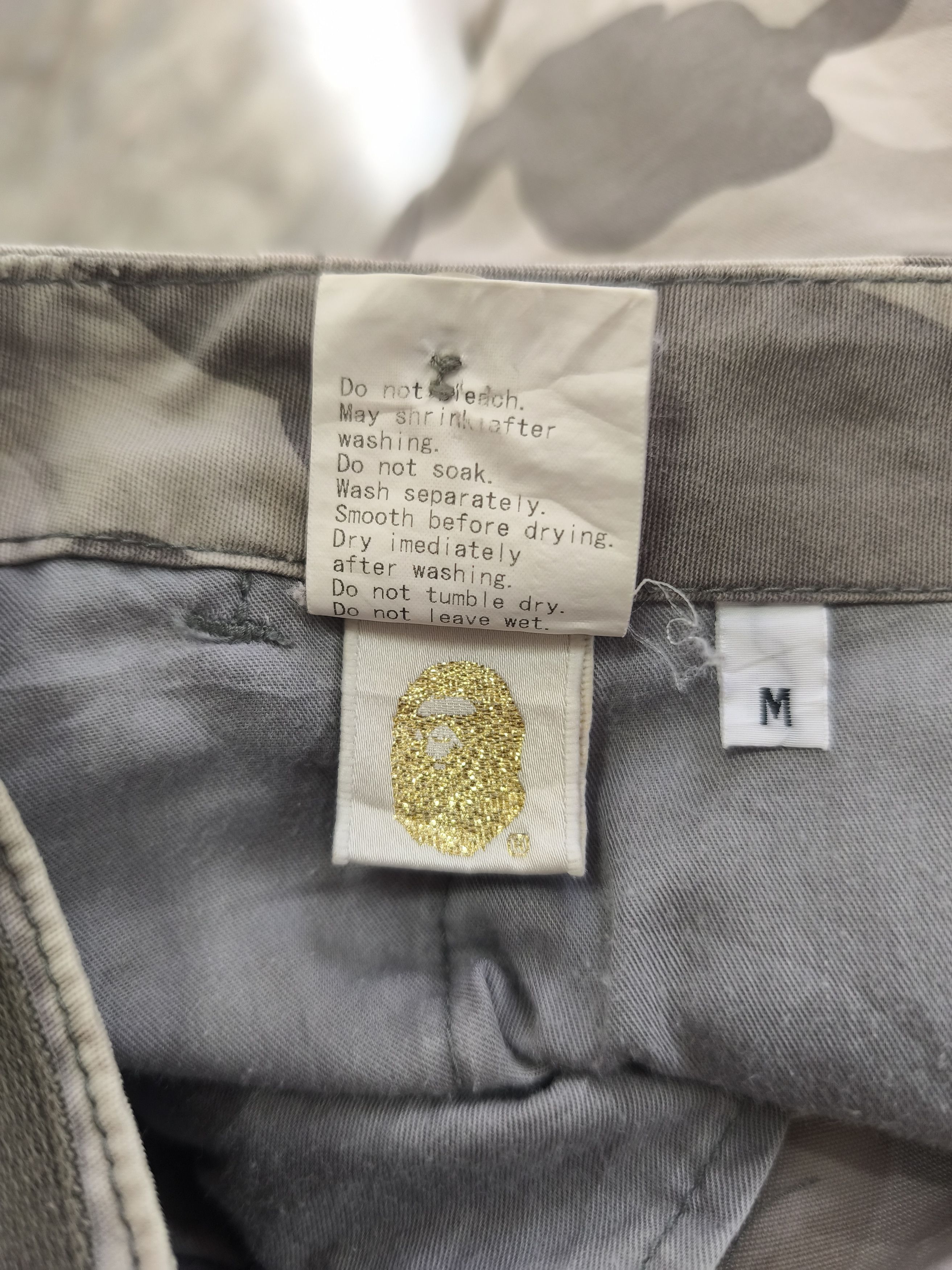 Bape OG Bape Gray Camo Cargo Short Size US 34 / EU 50 - 14 Thumbnail