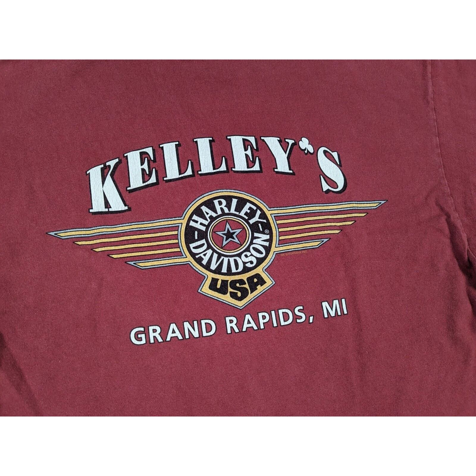Harley Davidson Vtg Harley Davidson Long Sleeve Shirt Kelley's Grand Rapids Size US XL / EU 56 / 4 - 11 Thumbnail