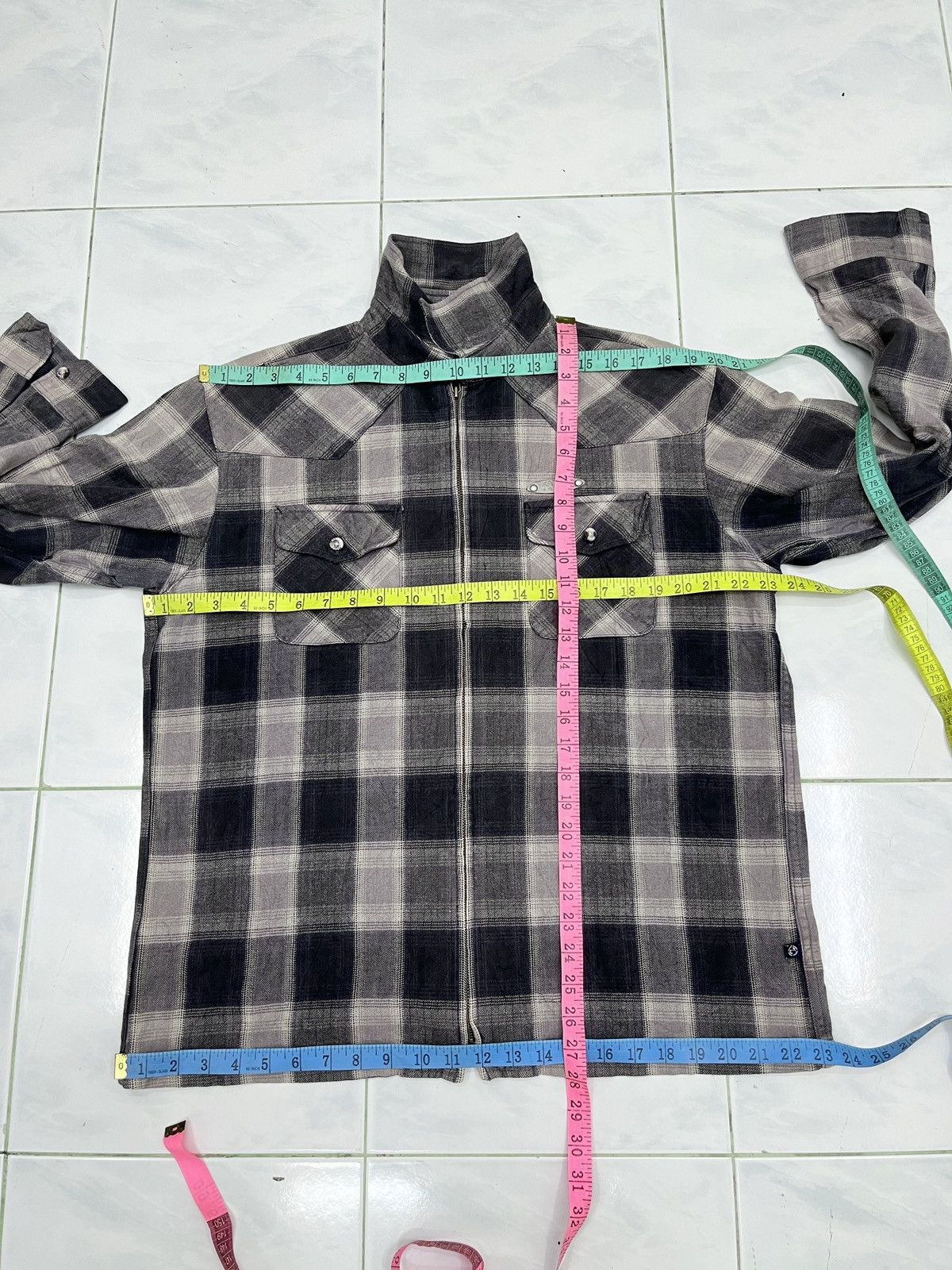 Kansai Yamamoto 🔥🔥🔥VTG KANSAI JEANS ZIPPER SHIRTS Size US M / EU 48-50 / 2 - 15 Thumbnail
