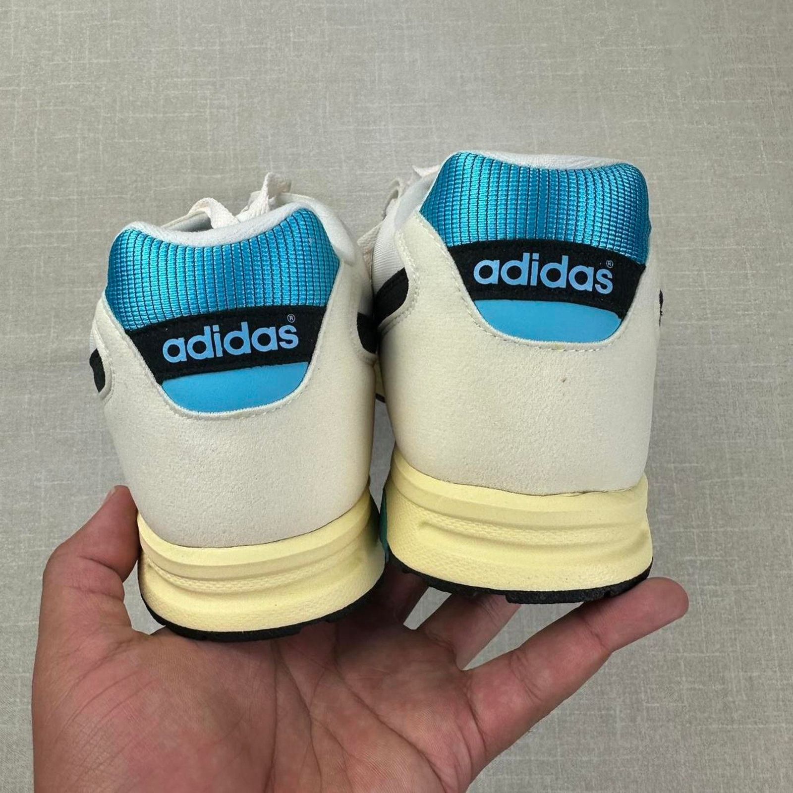 Adidas 🍨 2020 adidas ZX 1000 "Cream White" 12M Size US 12 / EU 45 - 5 Thumbnail