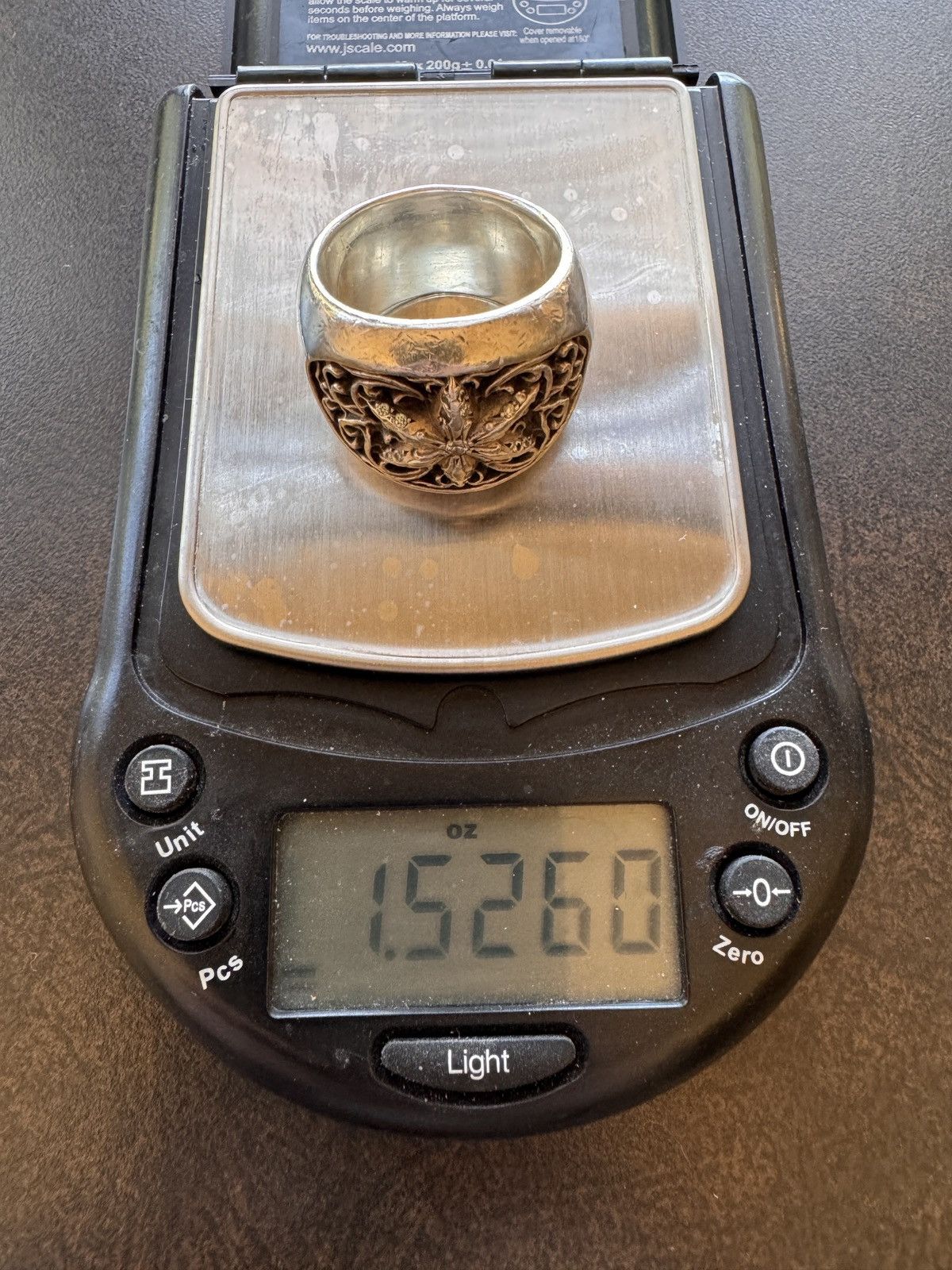 Chrome Hearts Chrome Hearts large ring with center diamond + Size ONE SIZE - 14 Thumbnail