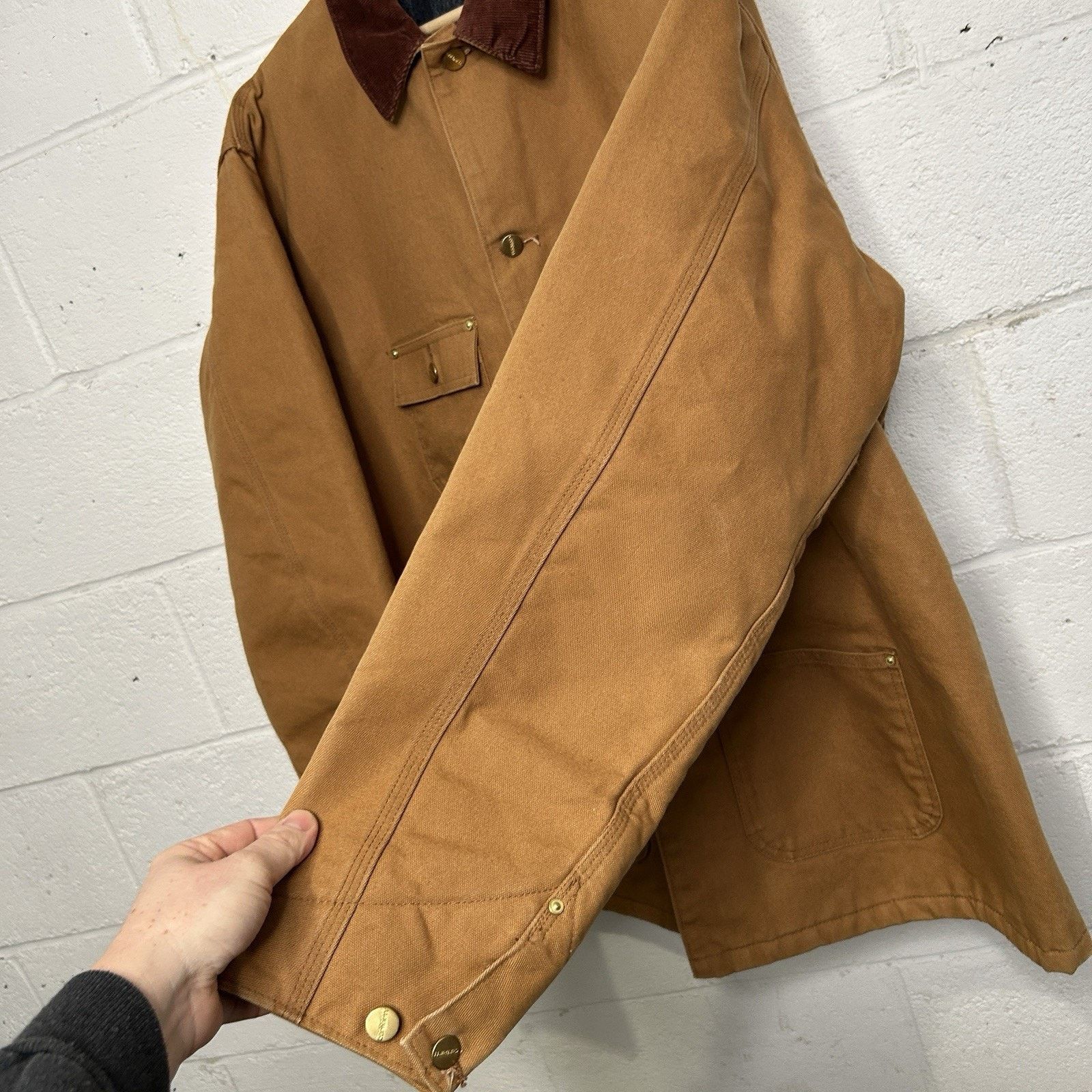 Carhartt Carhartt Blanket Lined Corduroy Collar Chore Coat “Brown” Size US XL / EU 56 / 4 - 6 Thumbnail