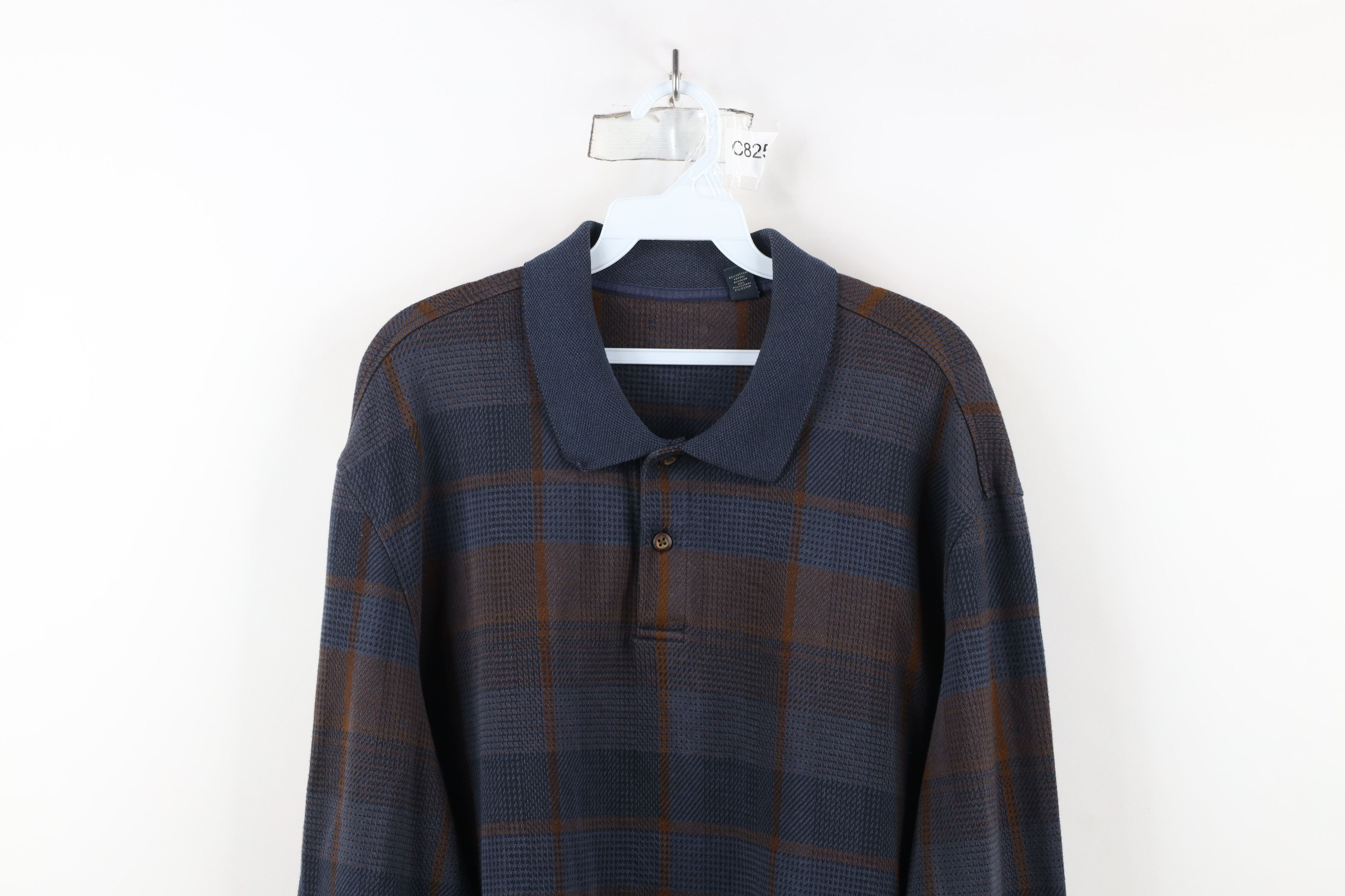 Vintage Vintage 90s Streetwear Heavyweight Long Sleeve Rugby Polo Size US XXL / EU 58 / 5 - 2 Thumbnail
