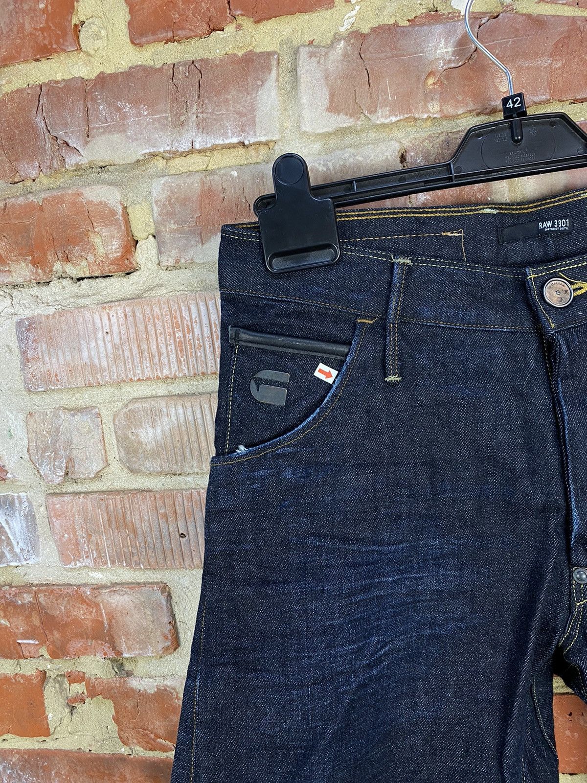 G-Star G-Star Raw 3301 Riley Loose Tapered Denim Jeans Size US 29 - 6 Thumbnail