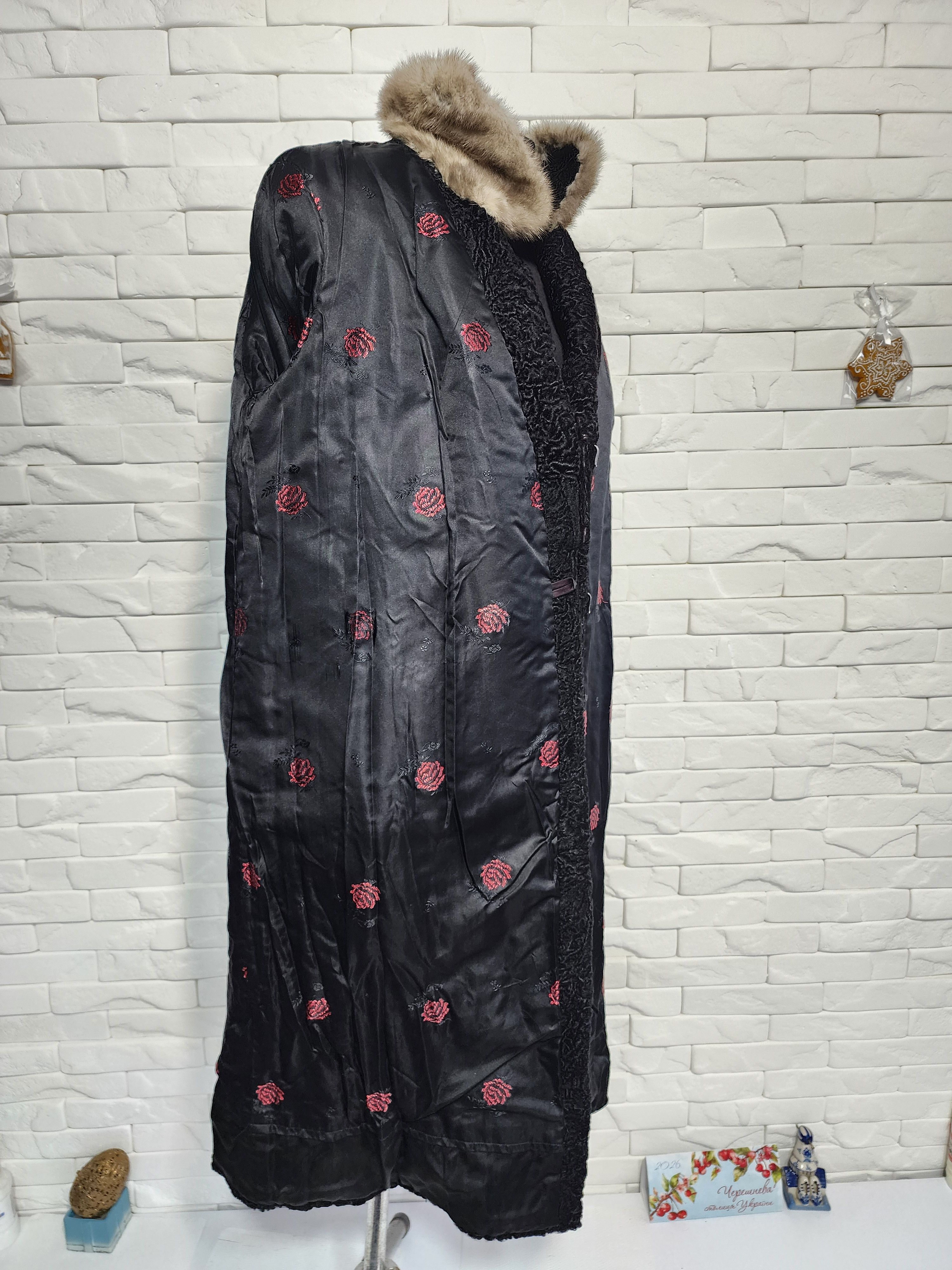 Furla Black Sheepskin Fur Coat: Women's Warm Winter Outerwear Size L / US 10 / IT 46 - 8 Thumbnail