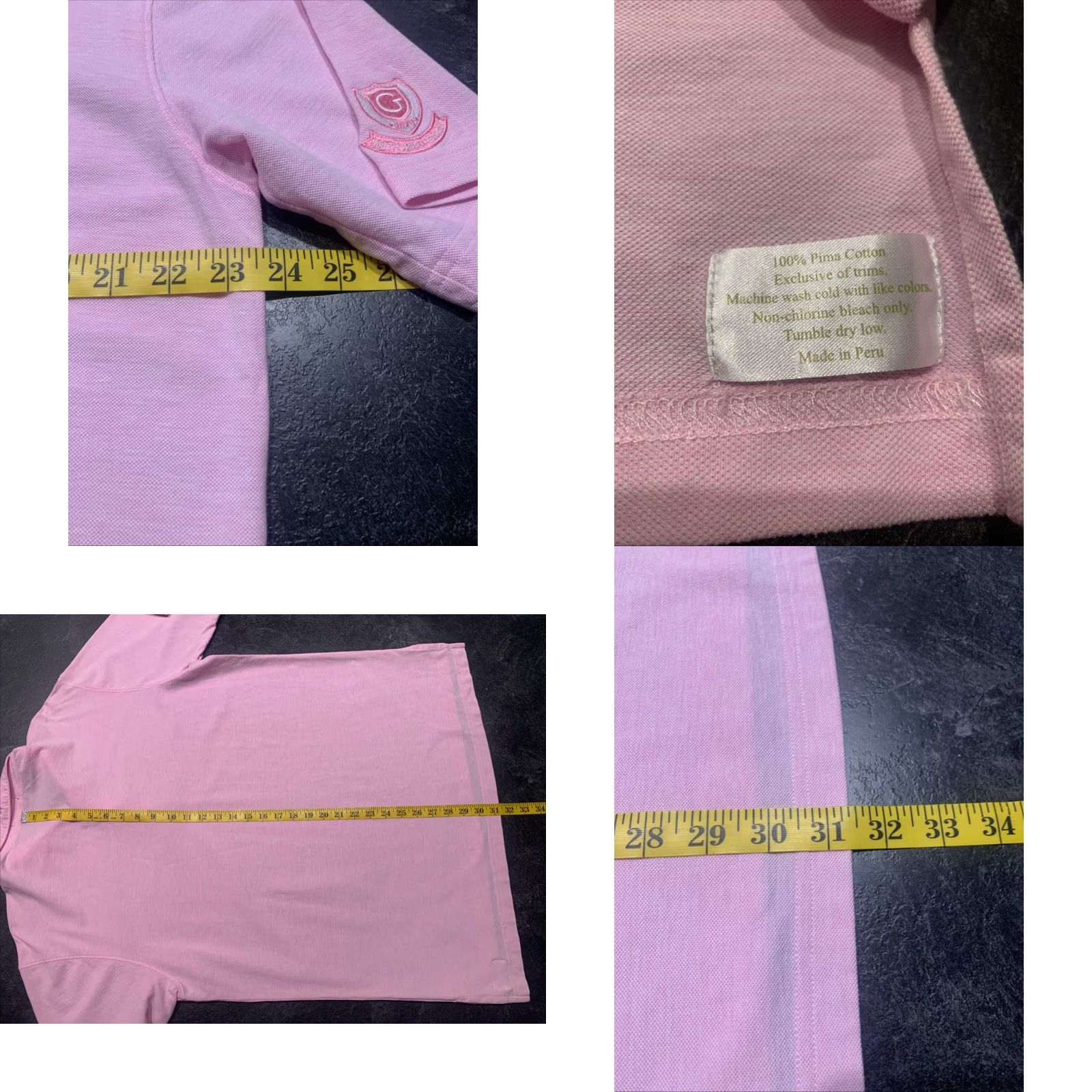 Vintage VINTAGE Turtleson Polo Shirt Men XL Pink Golf Casual Short Sleeve Knit 100% Cotton Embroidered Logo Size US XL / EU 56 / 4 - 8 Thumbnail