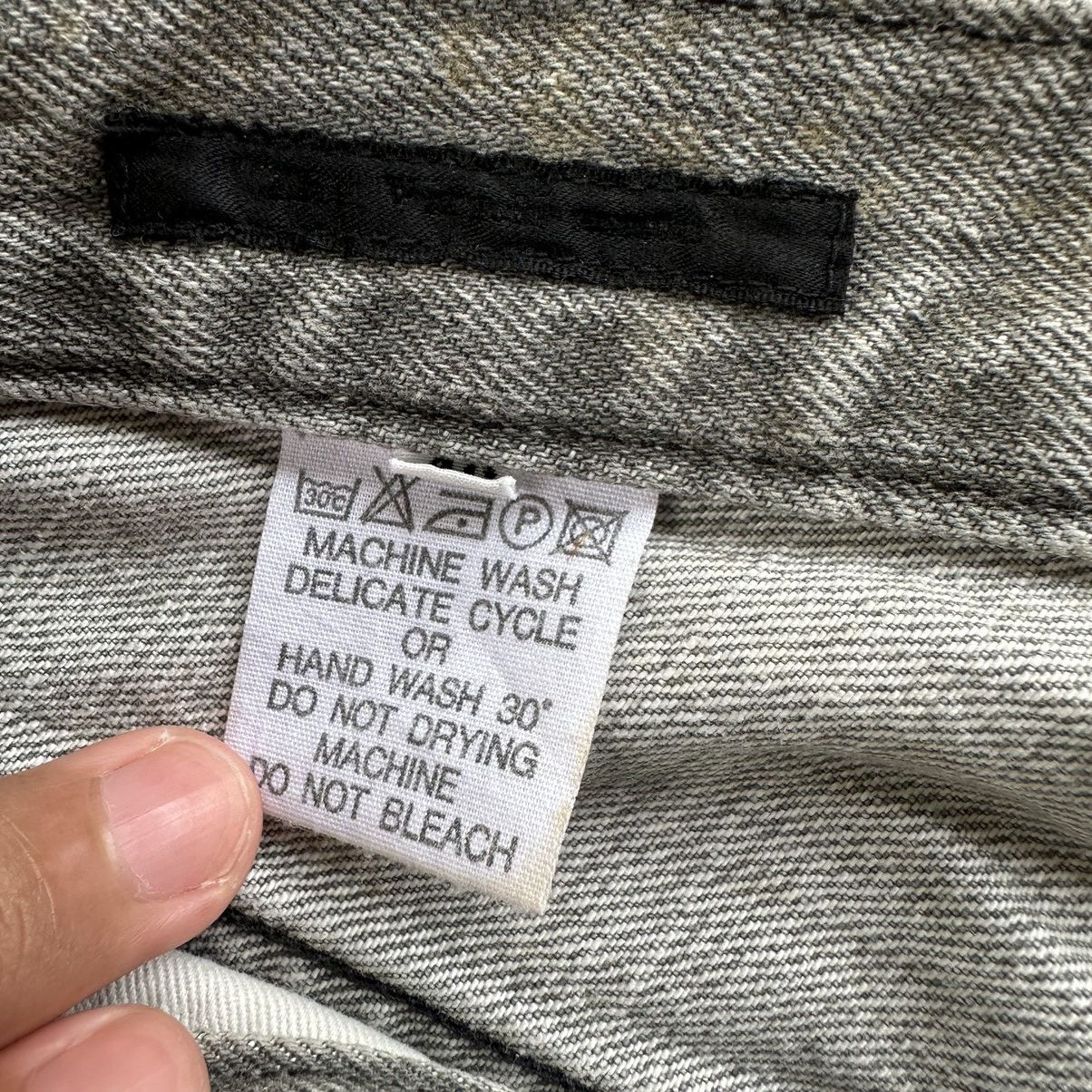 Japanese Brand × Jean × Vintage Vintage Japanese Faded Black Distressed Denim Jean Pant Size US 32 / EU 48 - 8 Thumbnail