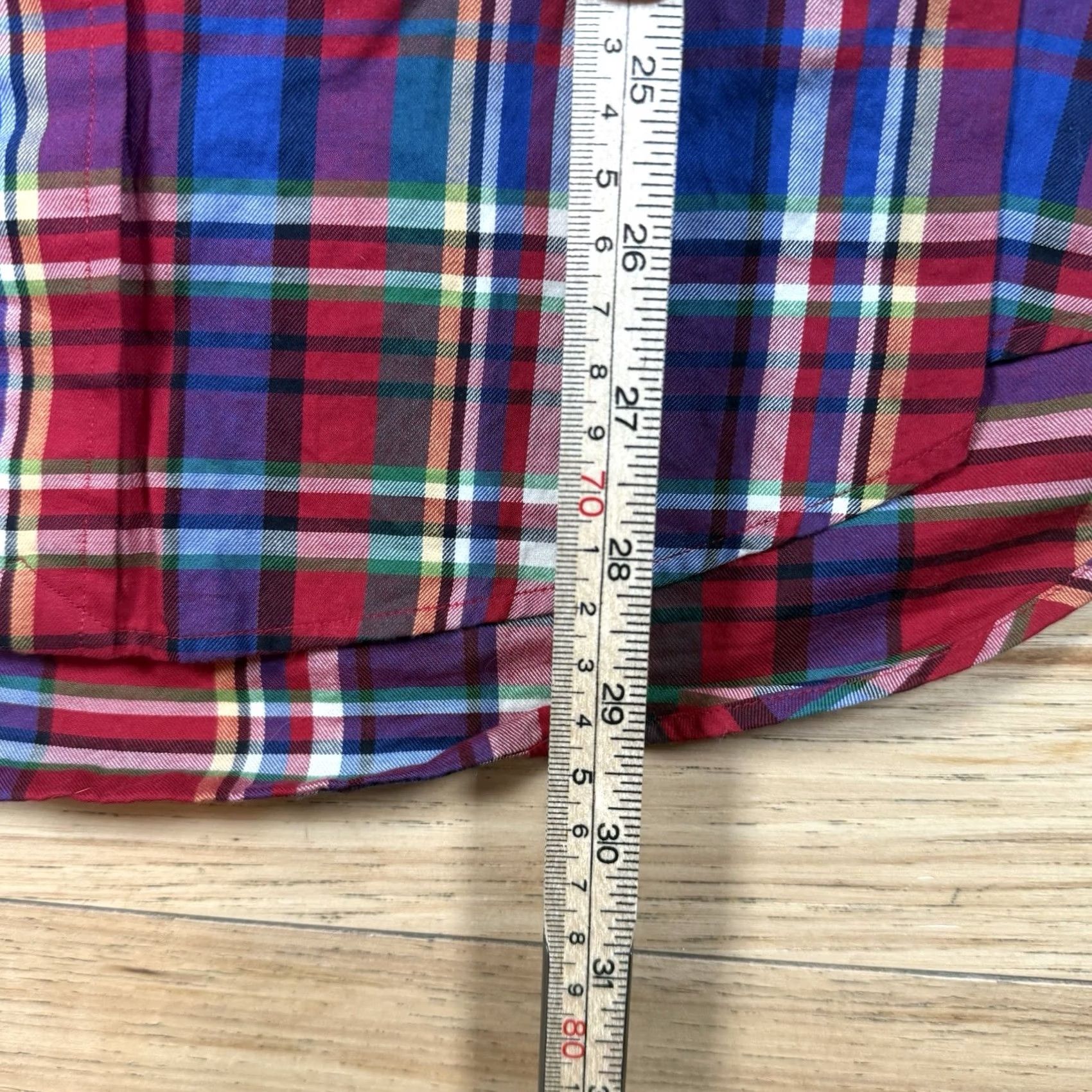 Polo Ralph Lauren Polo Ralph Lauren Shirt Mens Medium Custom Gingham Plaid Long Sleeve Button-Up Multicolor Size US M / EU 48-50 / 2 - 6 Thumbnail