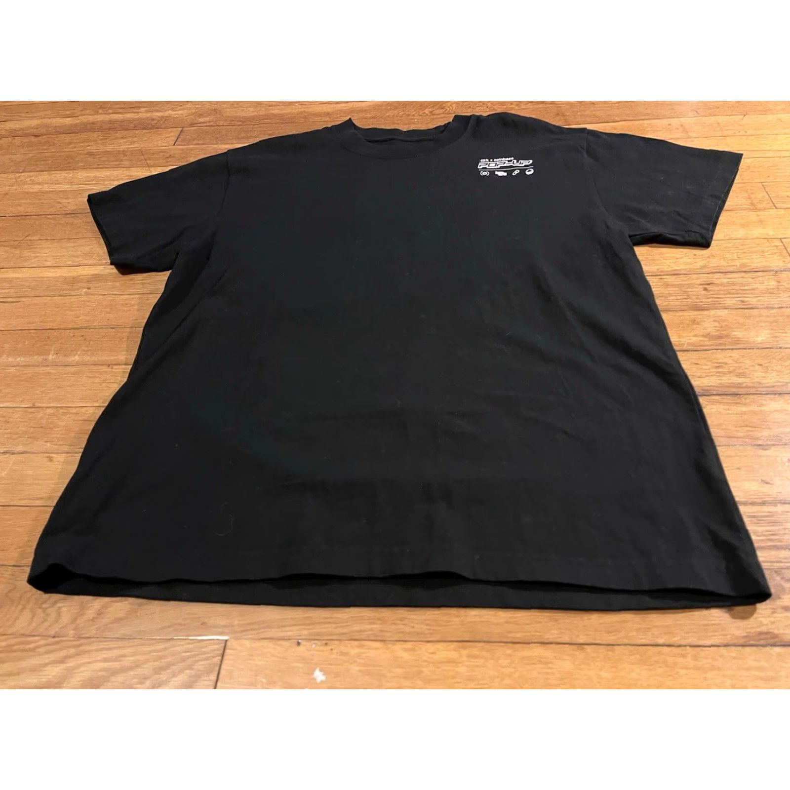 Vintage HBX x Coinbase Pop Up NYC Gashapon Shirt Men’s Large Black Graphic Print Cotton Crew Neck Short Sleeve Logo HBX T-Shirt City Hipster 2020s Mens Size US L / EU 52-54 / 3 - 3 Thumbnail