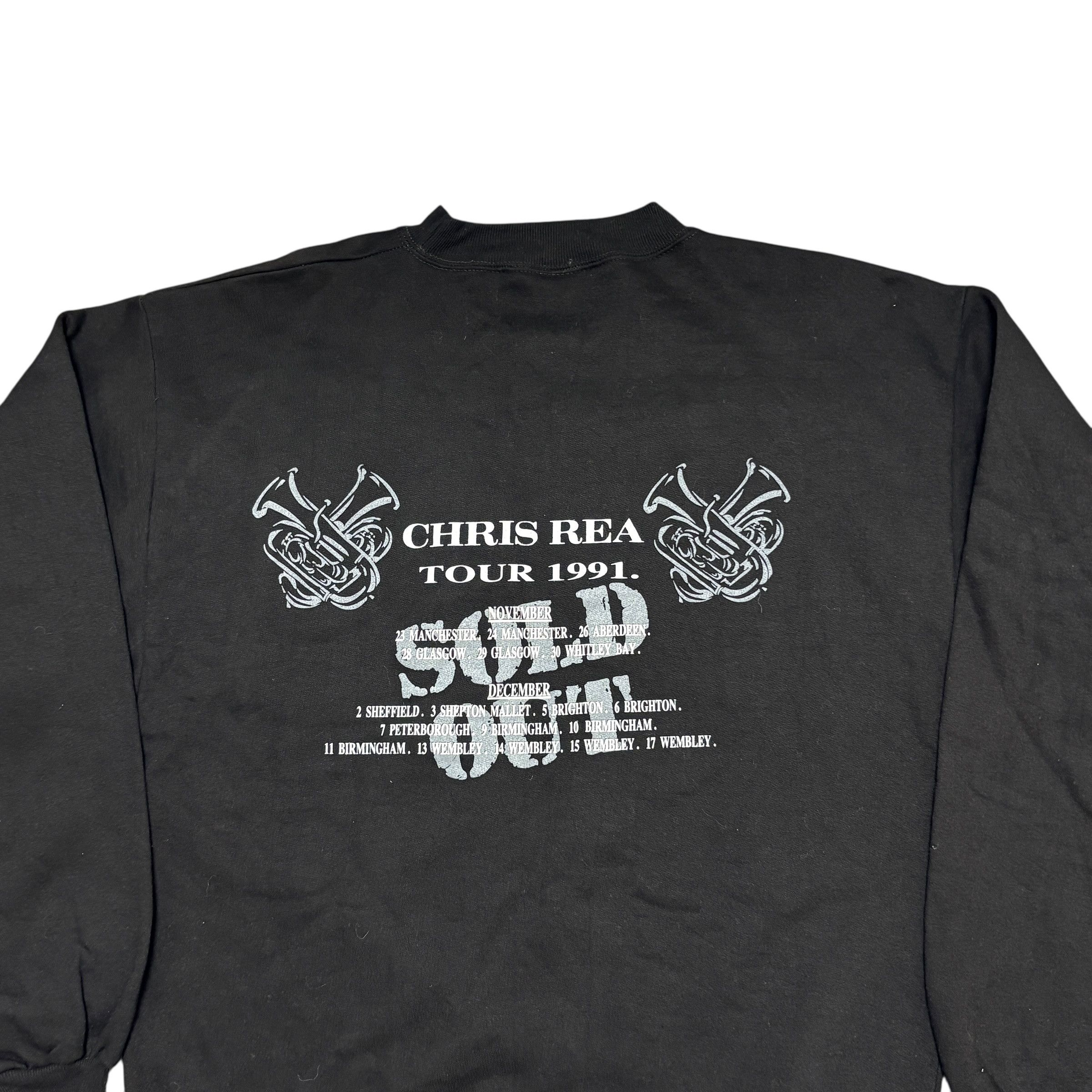 Band Tees Chris Rea Vintage Band Sweatshirt 90s Tour Music Merch Size US L / EU 52-54 / 3 - 12 Thumbnail