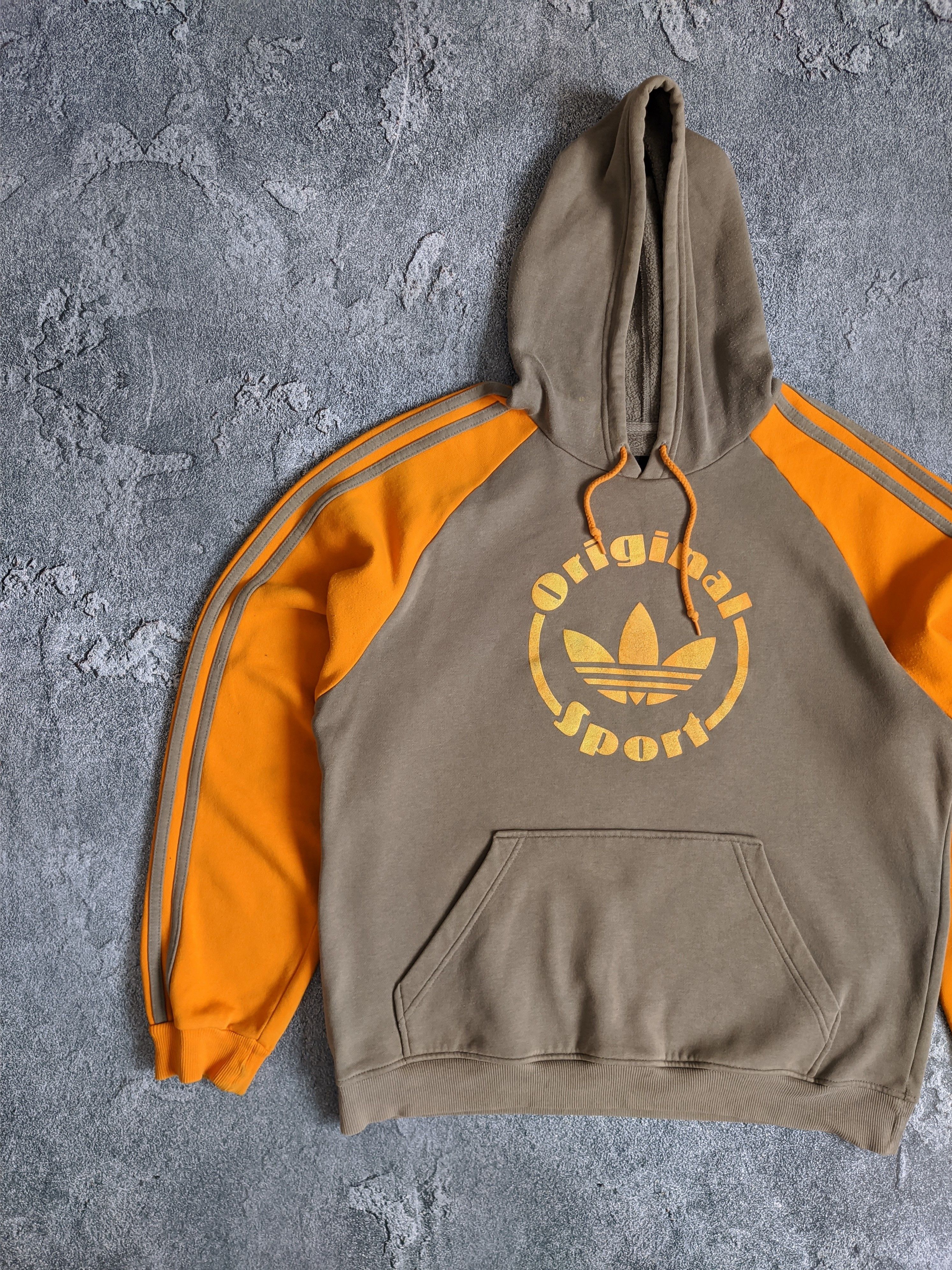 Adidas Vintage adidas hoodie brown 90s striped y2k Size US M / EU 48-50 / 2 - 2 Thumbnail