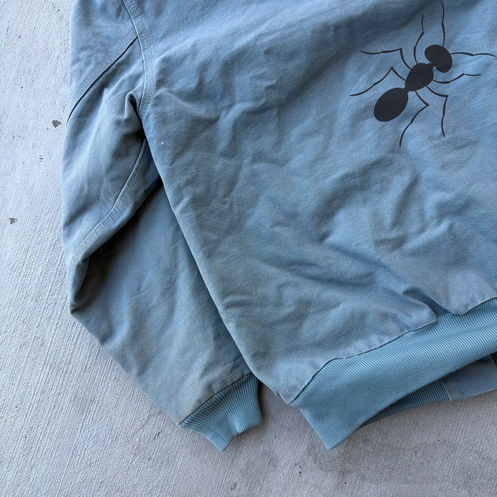 Carhartt × Vintage Carhartt WOMENS WJ130 Light blue hooded work wear jacket Size US S / EU 44-46 / 1 - 7 Thumbnail