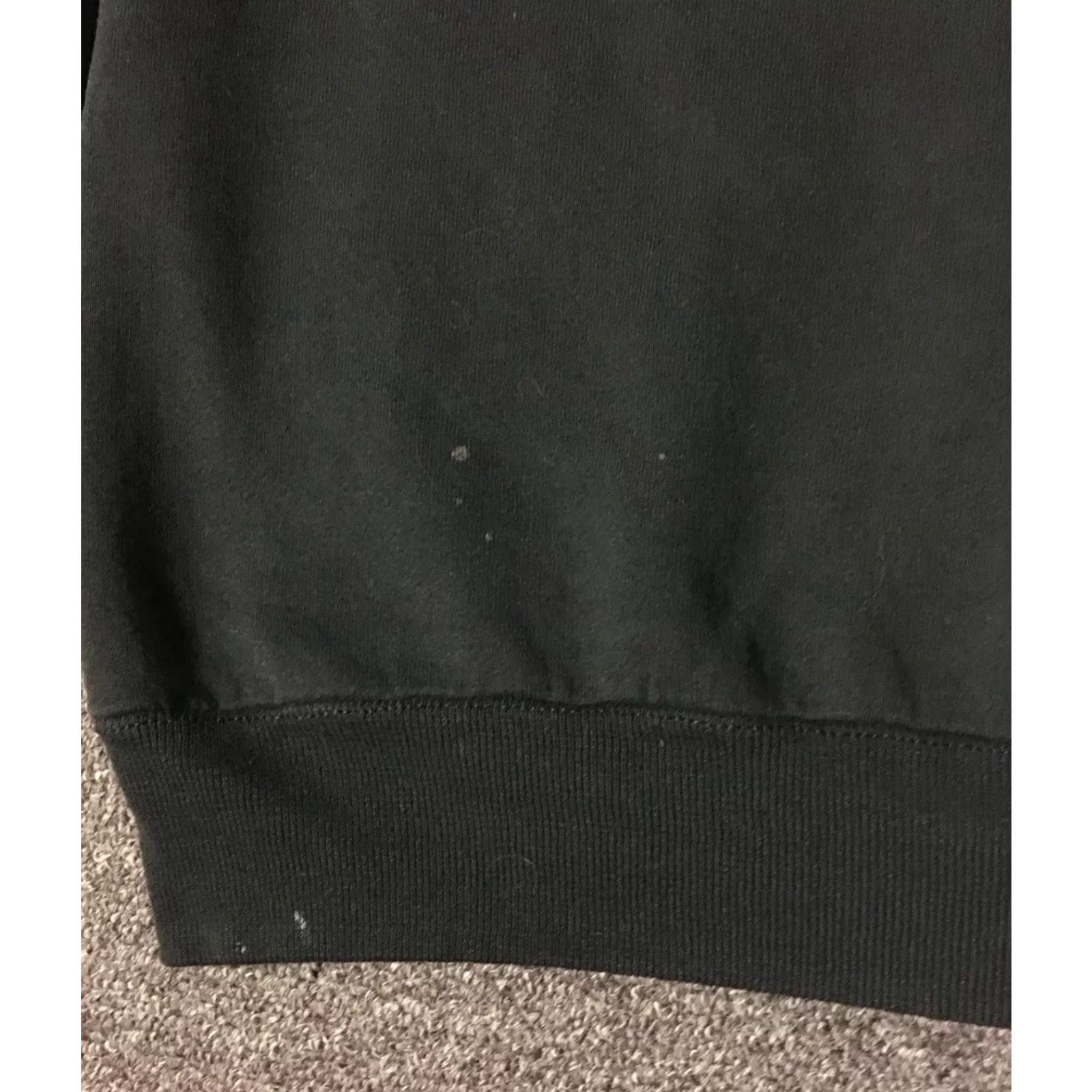 Russell Athletic VINTAGE Russell Athletic Hoodie XXL Black Distressed Faded Sweatshirt USA Track Grunge 90s 80s Men Size US XXL / EU 58 / 5 - 4 Thumbnail
