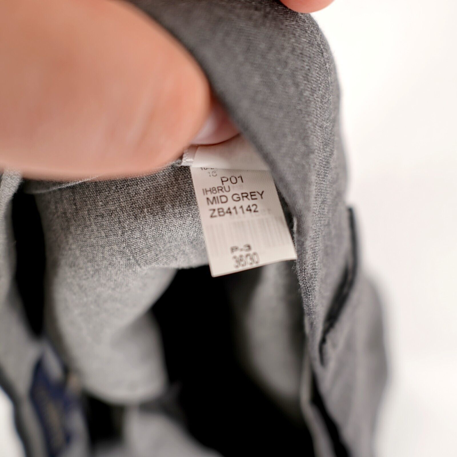 Banana Republic Banana Republic Gray Wool Classic Fit Flat Front Mid Rise Dr Size 36R - 9 Thumbnail