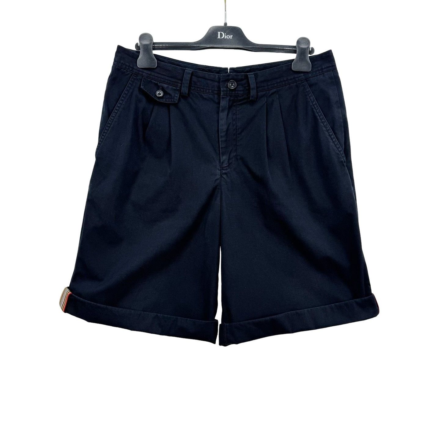 Burberry Burberry Stripe Trim Chino Shorts 50 Size US 34 / EU 50 - 1 Thumbnail