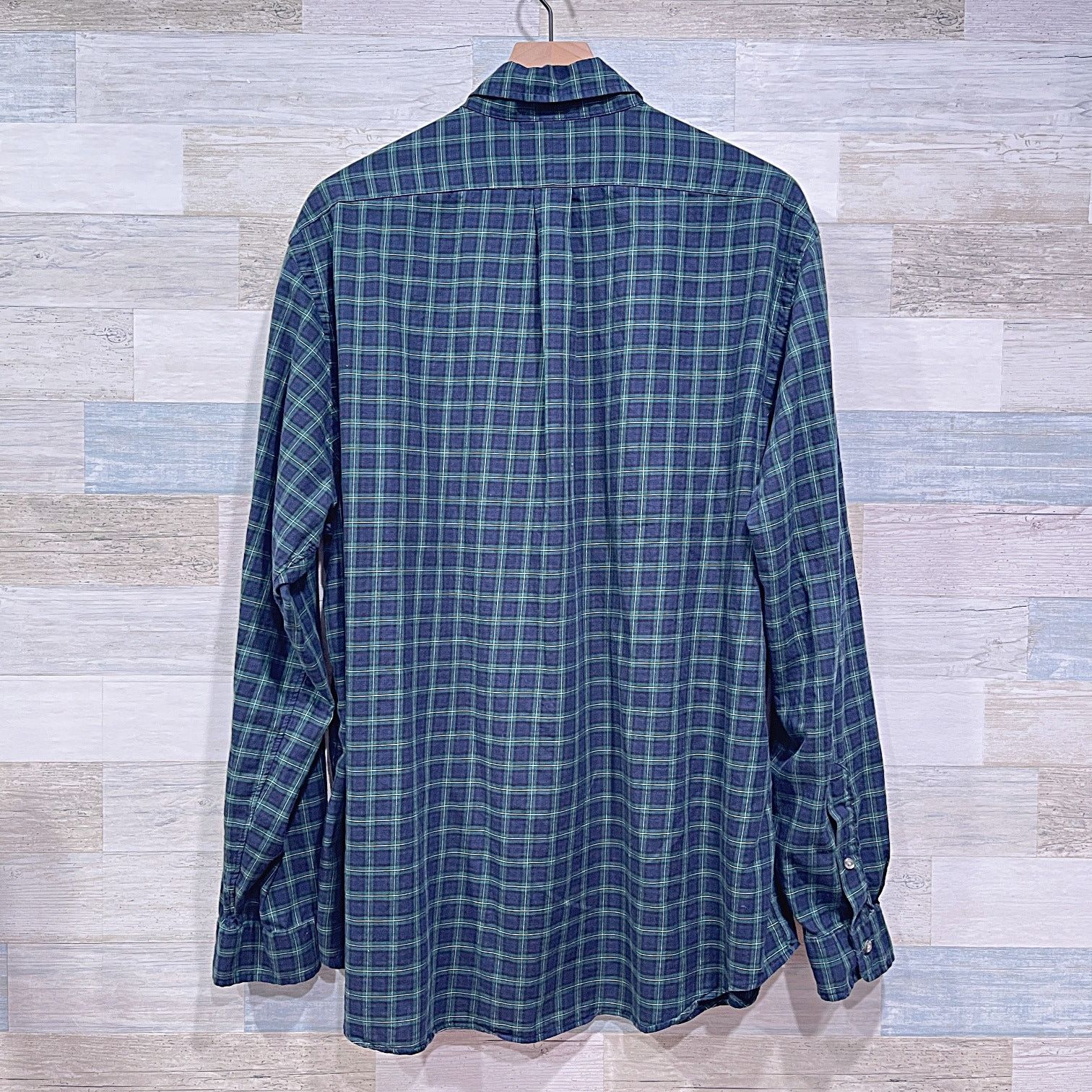 Ralph Lauren Ralph Lauren Flannel Plaid Shirt Blue Green Plaid XXL Size US XXL / EU 58 / 5 - 3 Thumbnail