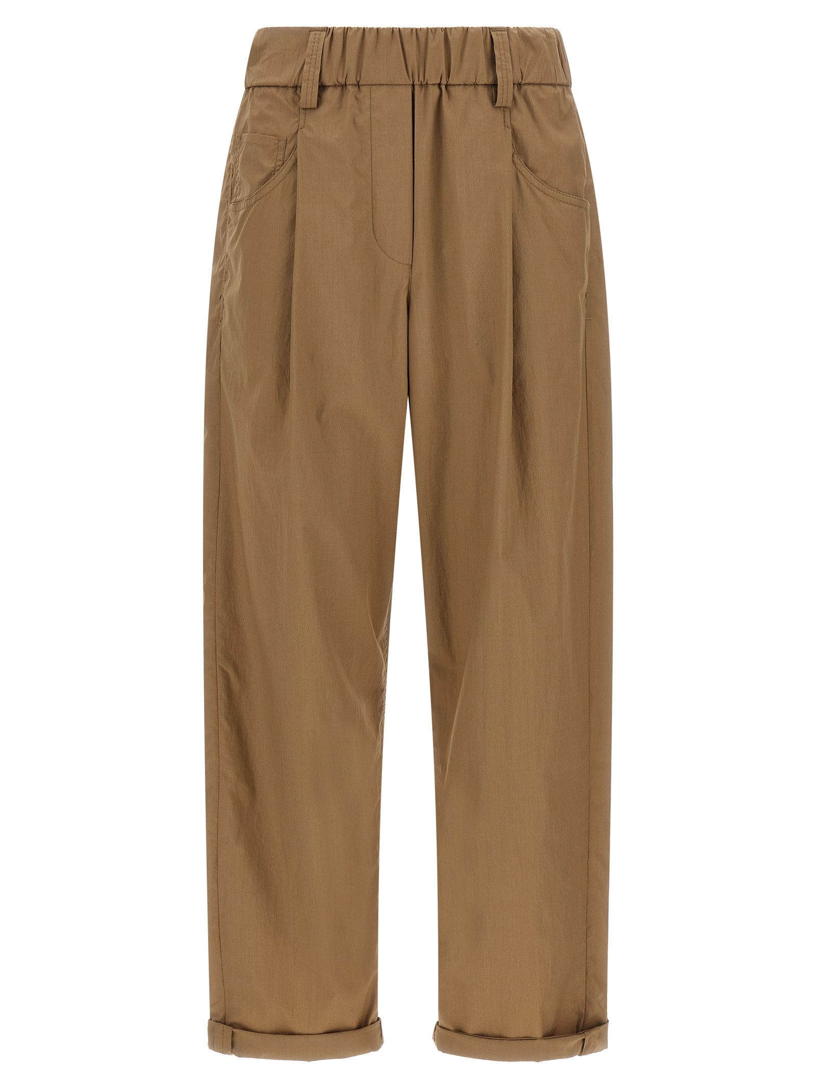 Brunello Cucinelli 'Track' Poplin Pants Size 30" / US 8 / IT 44 - 1 Thumbnail