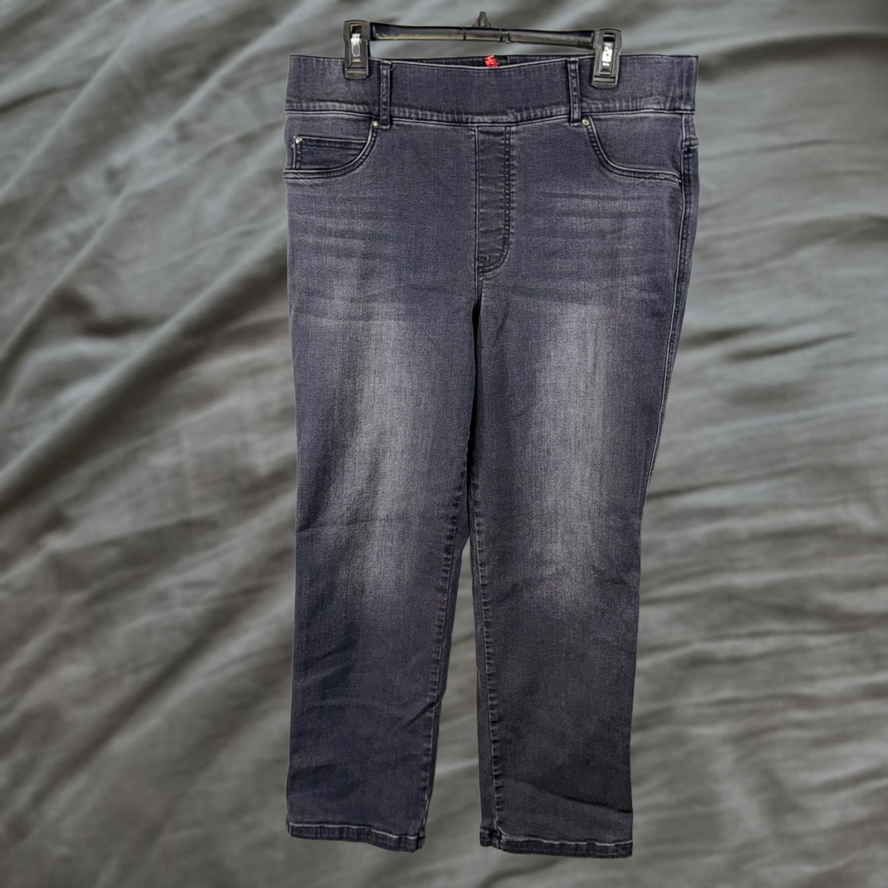Spanx Spanx Jeans Womens 3XL Gray Stretch Ankle Denim Pull On High Rise Jeggings Denim Pants Size 40" / US 18 - 1 Thumbnail