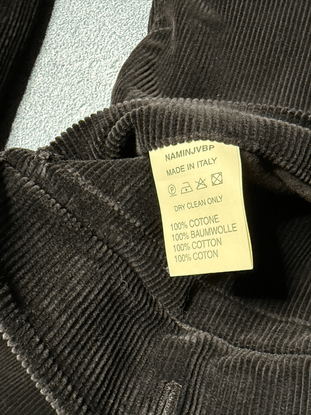 Fay FAY corduroy men's jacket M Size US M / EU 48-50 / 2 - 8 Thumbnail