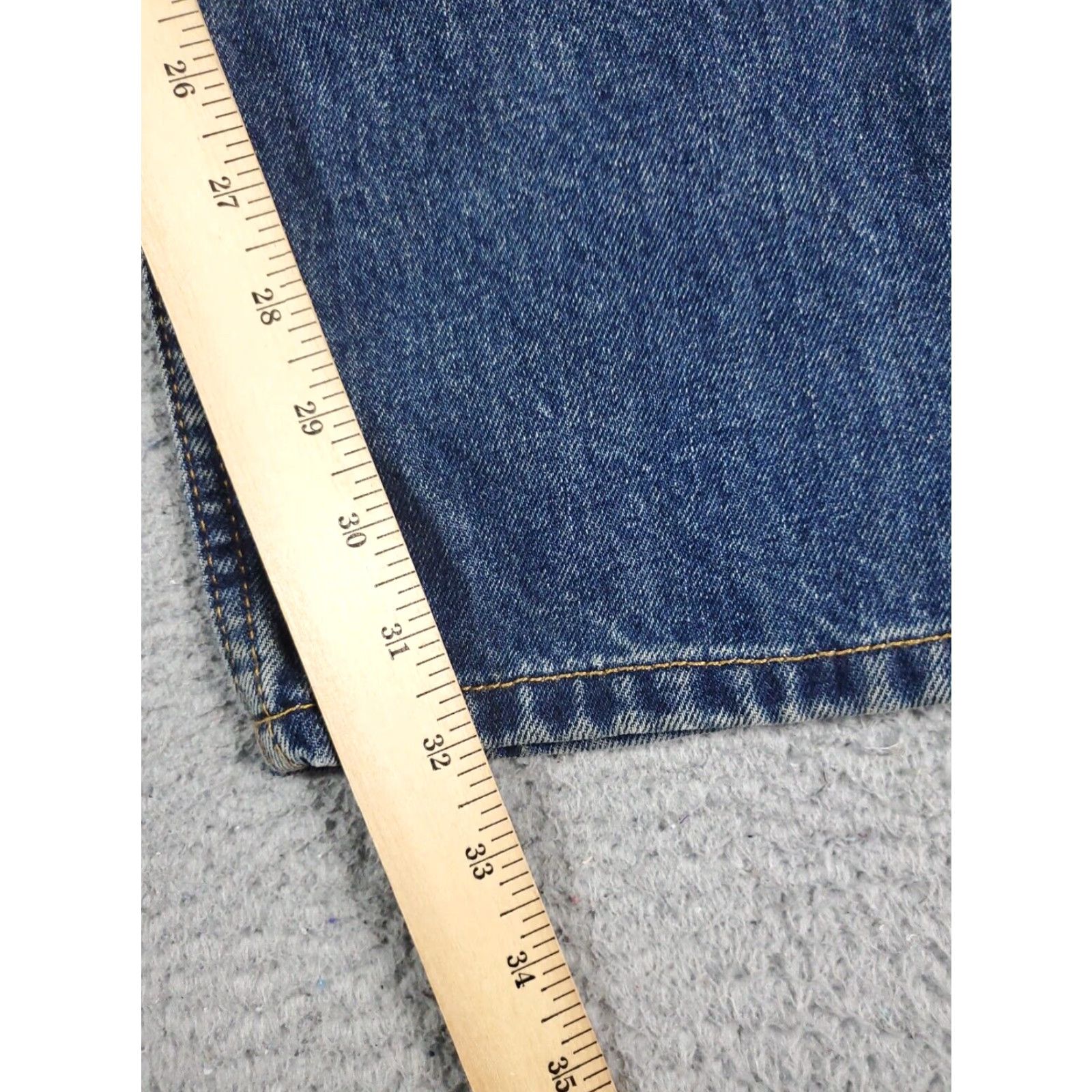 Levi's Mens Levis 505 Blue Jeans 36x32 Extra Large XL Casual Straight Leg Denim Pants Size US 36 / EU 52 - 5 Thumbnail