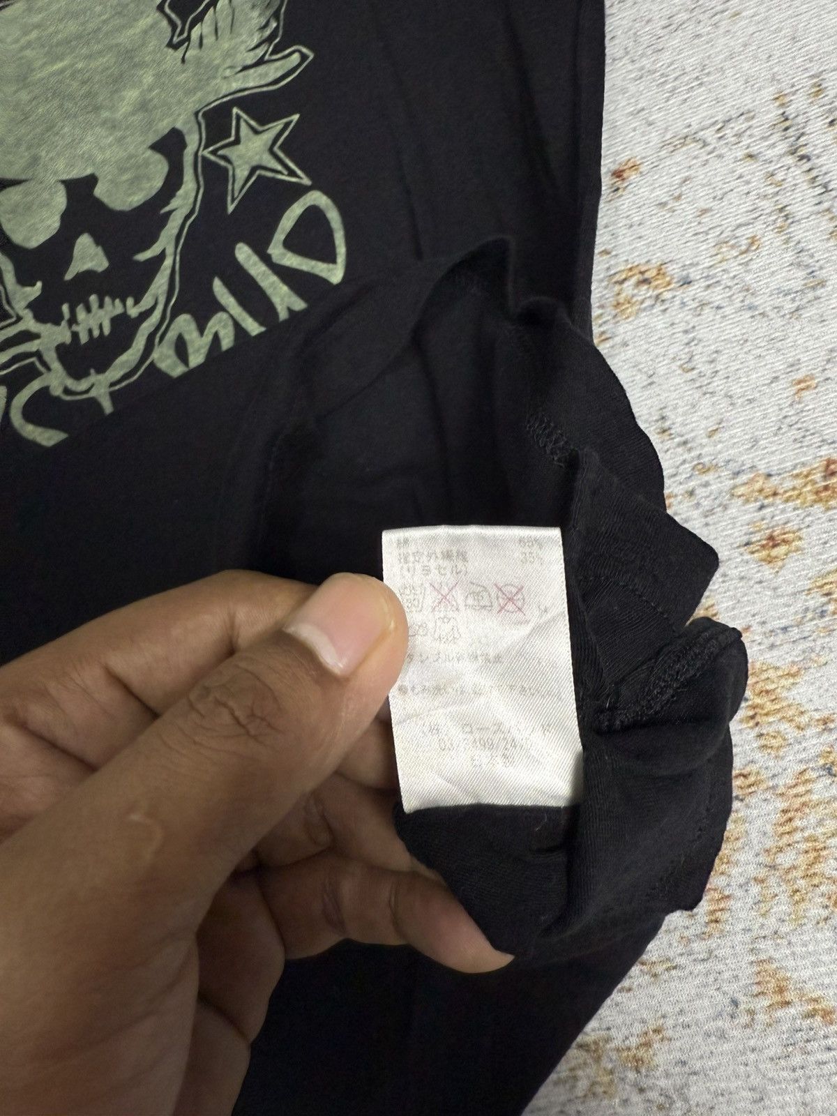 Japanese Brand Rose bud skull art ifsix style long sleeve Size M / US 6-8 / IT 42-44 - 6 Thumbnail