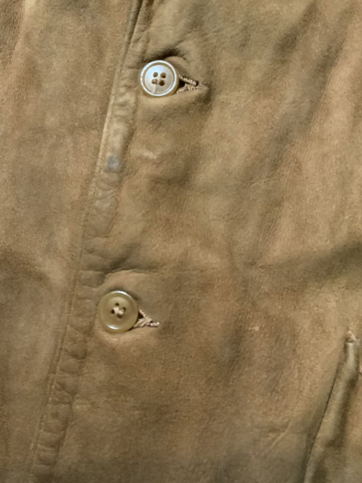 Vintage Vintage 1940s 1950s Summers Suede Barn Chore Leather Jacket Size US M / EU 48-50 / 2 - 6 Thumbnail