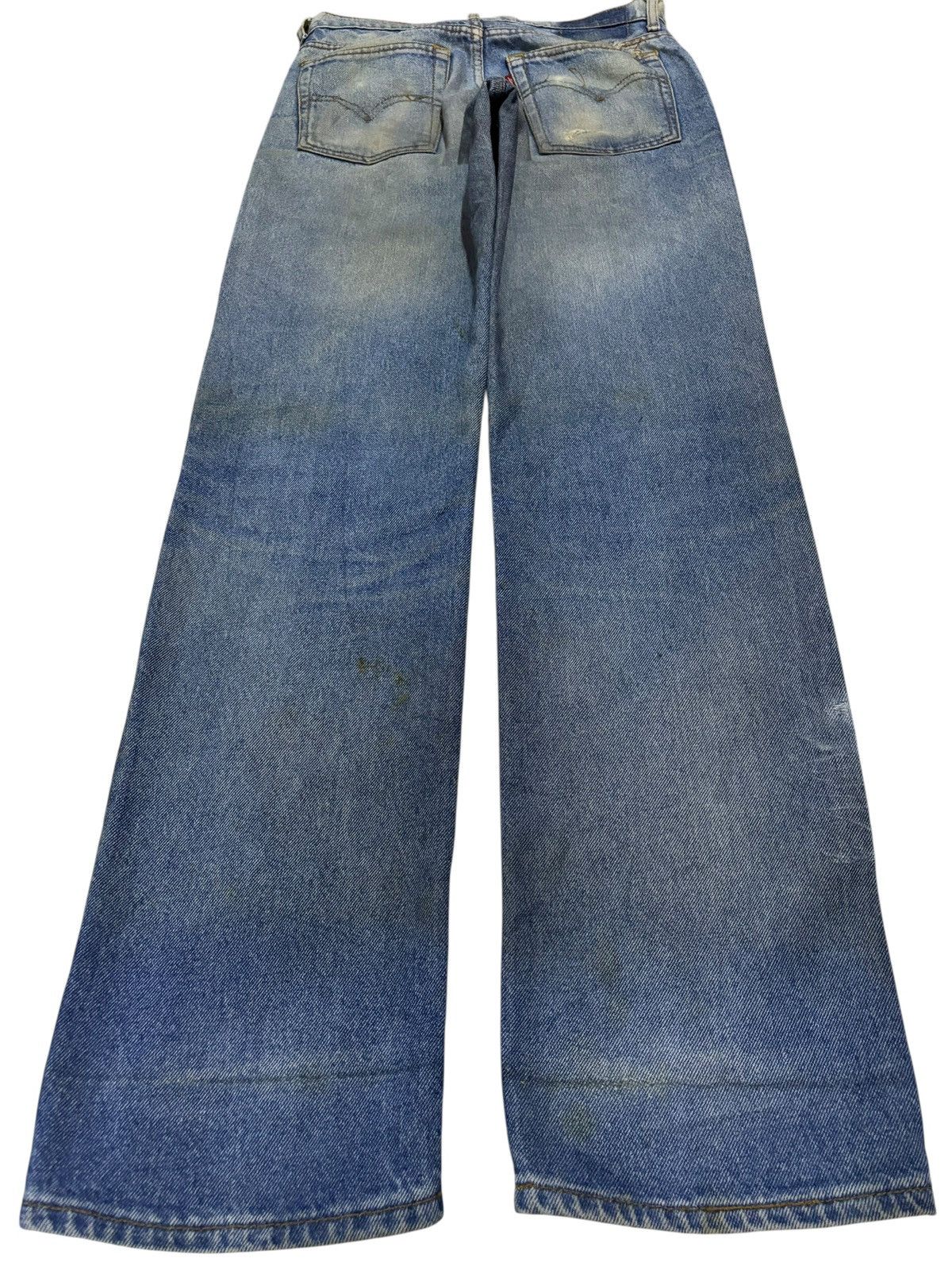 Levi's Vtg 80s Levis 515 Distressed Mud Wash Jeans Size US 29 - 2 Thumbnail