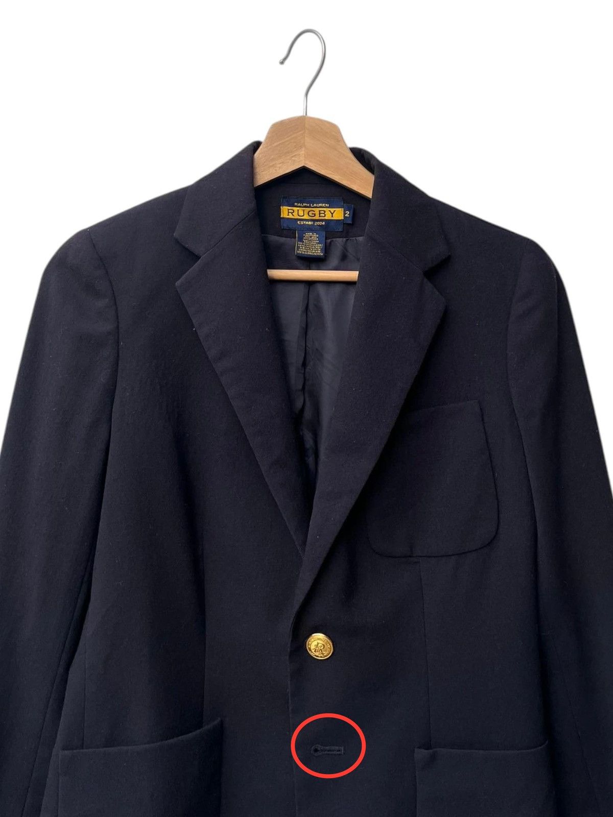 Ralph Lauren Rugby Ralph Lauren Navy Wool Blazer Jacket Size XS / US 0-2 / IT 36-38 - 9 Thumbnail