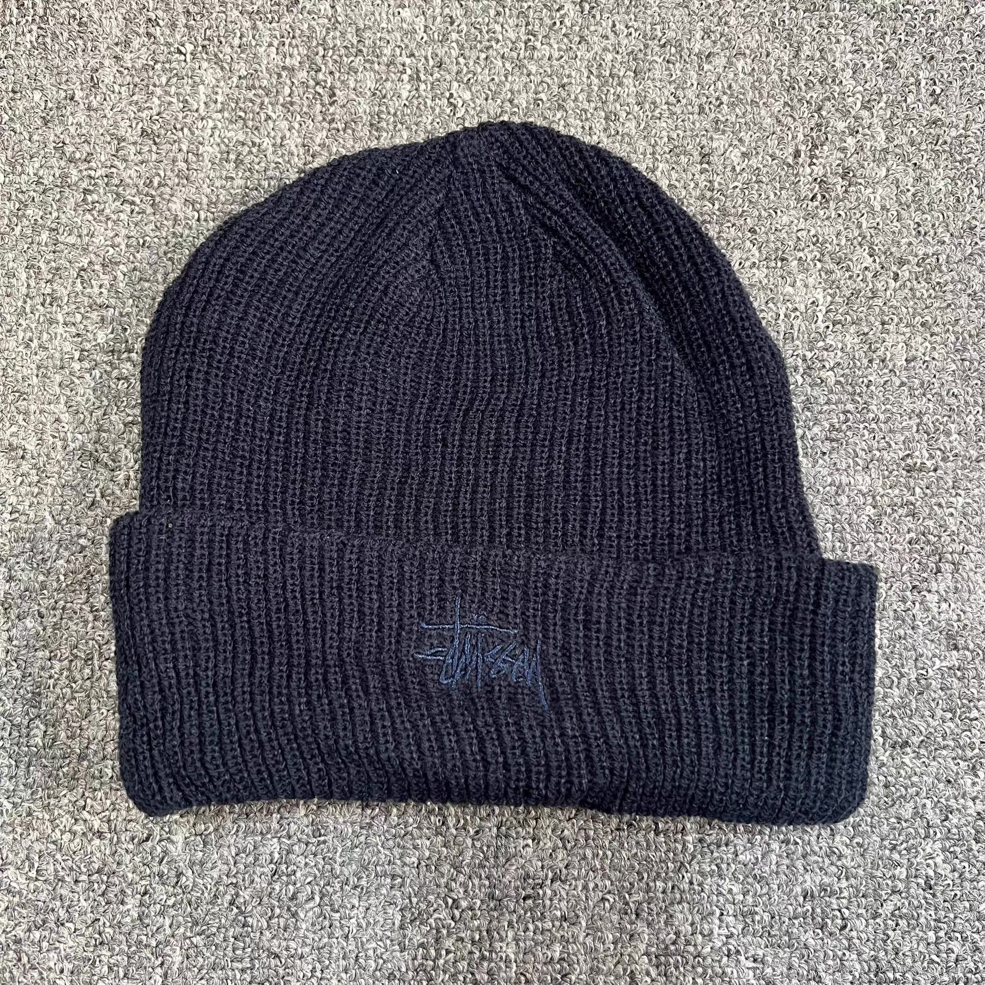 Stussy Stussy Classic Solid Color Logo Embroidered Knit Beanie Q7 Size ONE SIZE - 7 Thumbnail