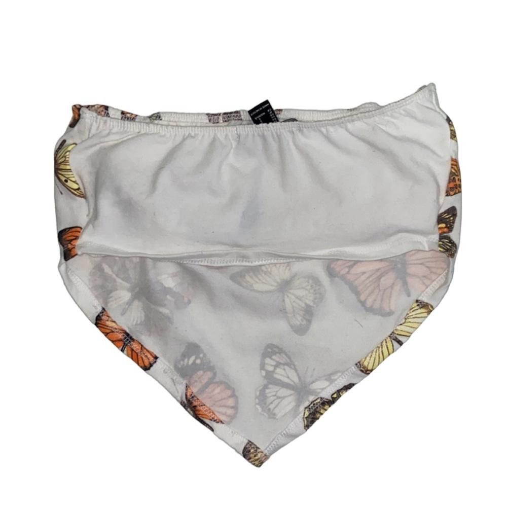 Forever 21 NWT Y2K Butterfly Bandanna Crop Top Size Small Size S / US 4 / IT 40 - 2 Thumbnail