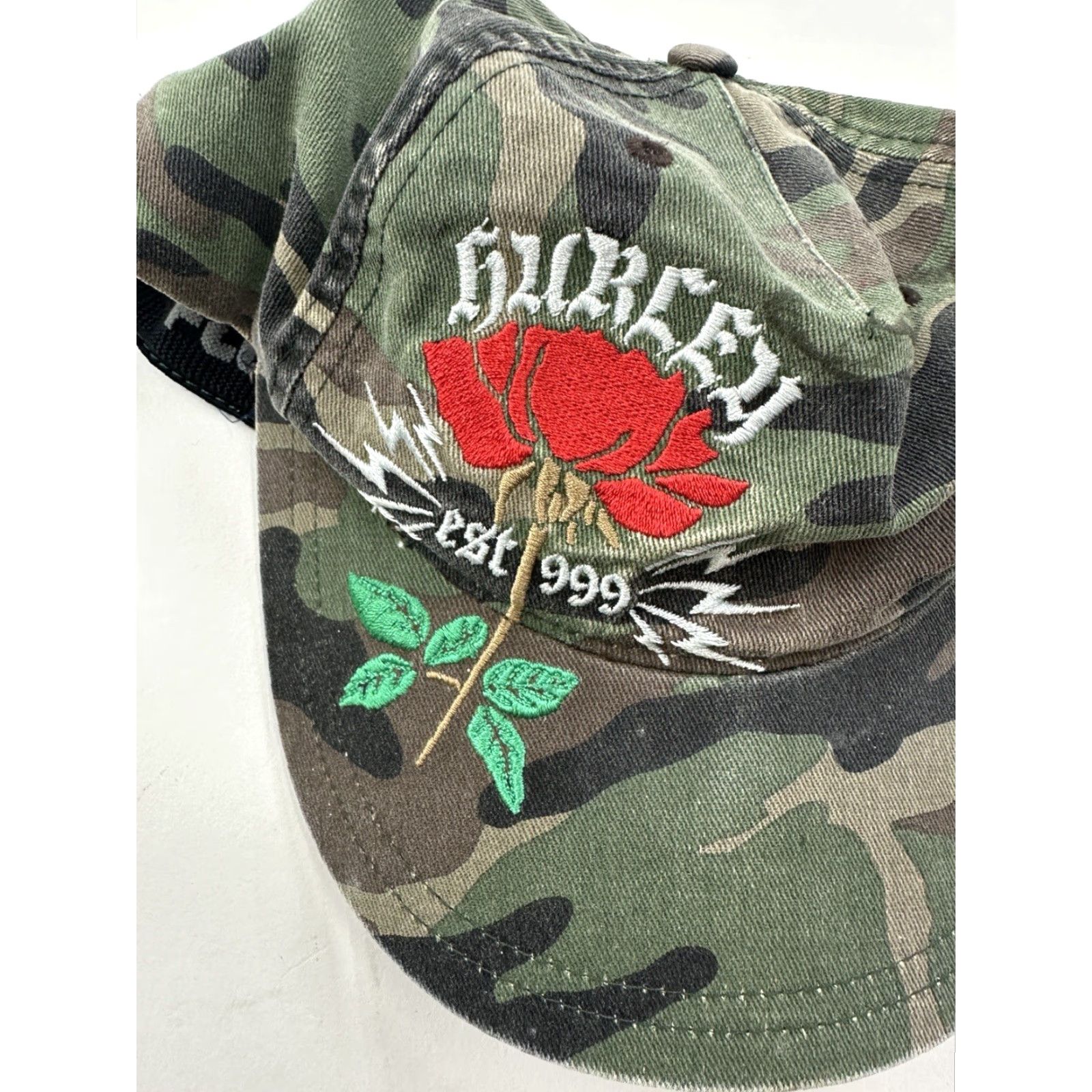 Hurley Hurley Hat Fitted Cap One Size Mens Camouflage Camo Print Flexfit Y2K Vintage Size ONE SIZE - 2 Thumbnail