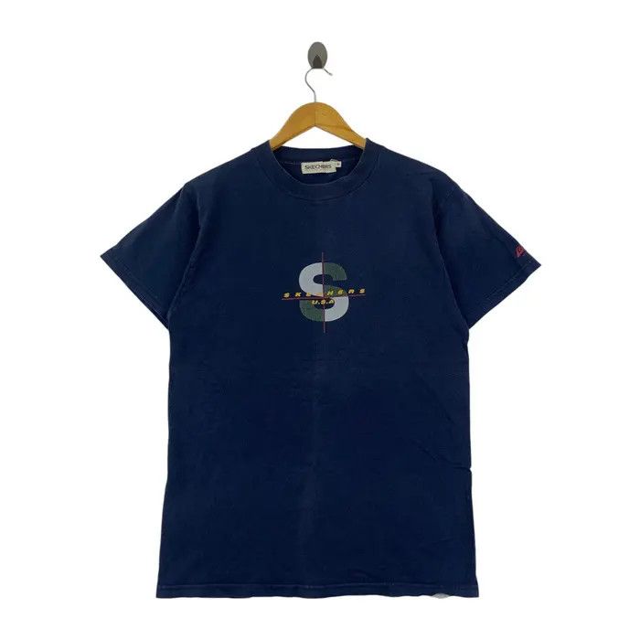 SKECHERS Vintage 90’ SKECHERS USA Center Stock Logo Tee Shirt Size US M / EU 48-50 / 2 - 1 Thumbnail