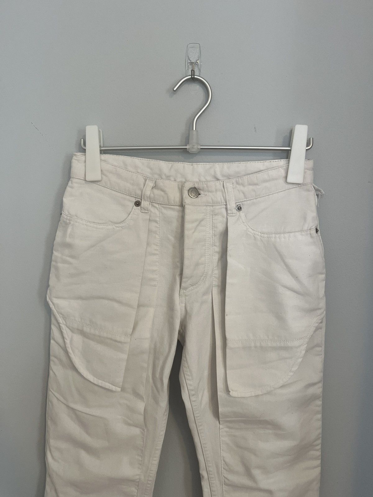 Helmut Lang inside out pocket bag denim low rise italy