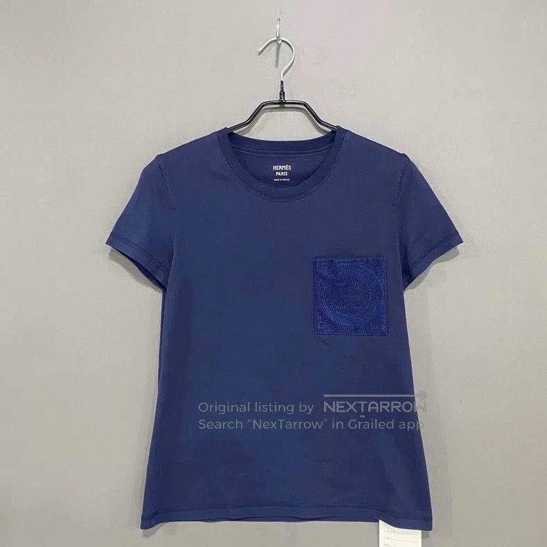 Hermes Hermes Pocket Logo Short Sleeve Size XXS / US 00 / IT 34 - 1 Thumbnail