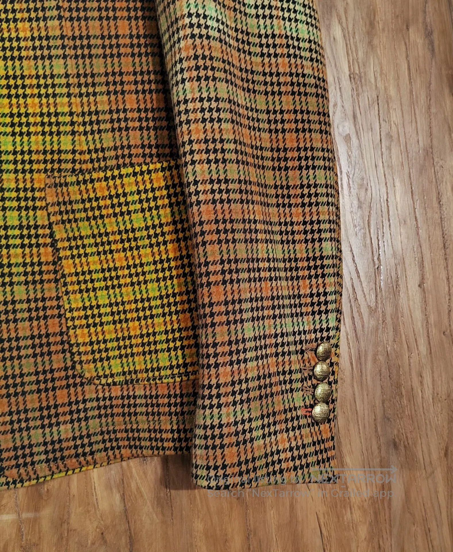 Daniele Alessandrini Daniele Alessandrini Check Blazer Jacket. Size US M / EU 48-50 / 2 - 5 Thumbnail