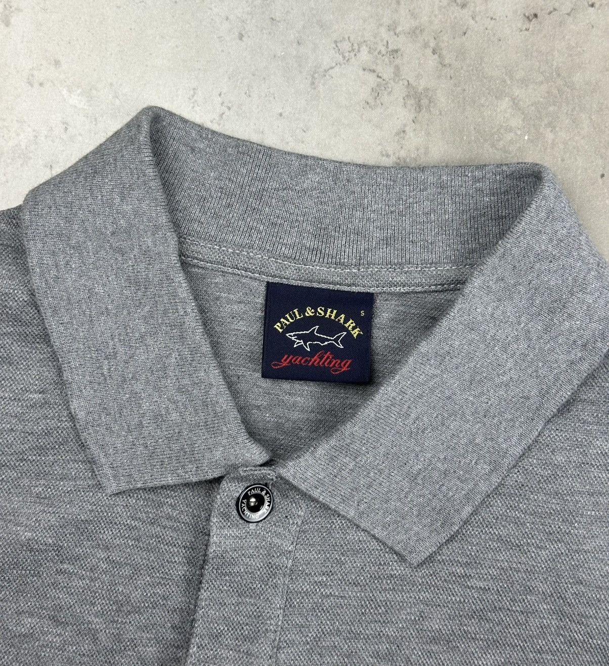 Paul & Shark Paul & Shark Polo T-Shirt Cotton Gray Men's Size S Size US S / EU 44-46 / 1 - 6 Thumbnail