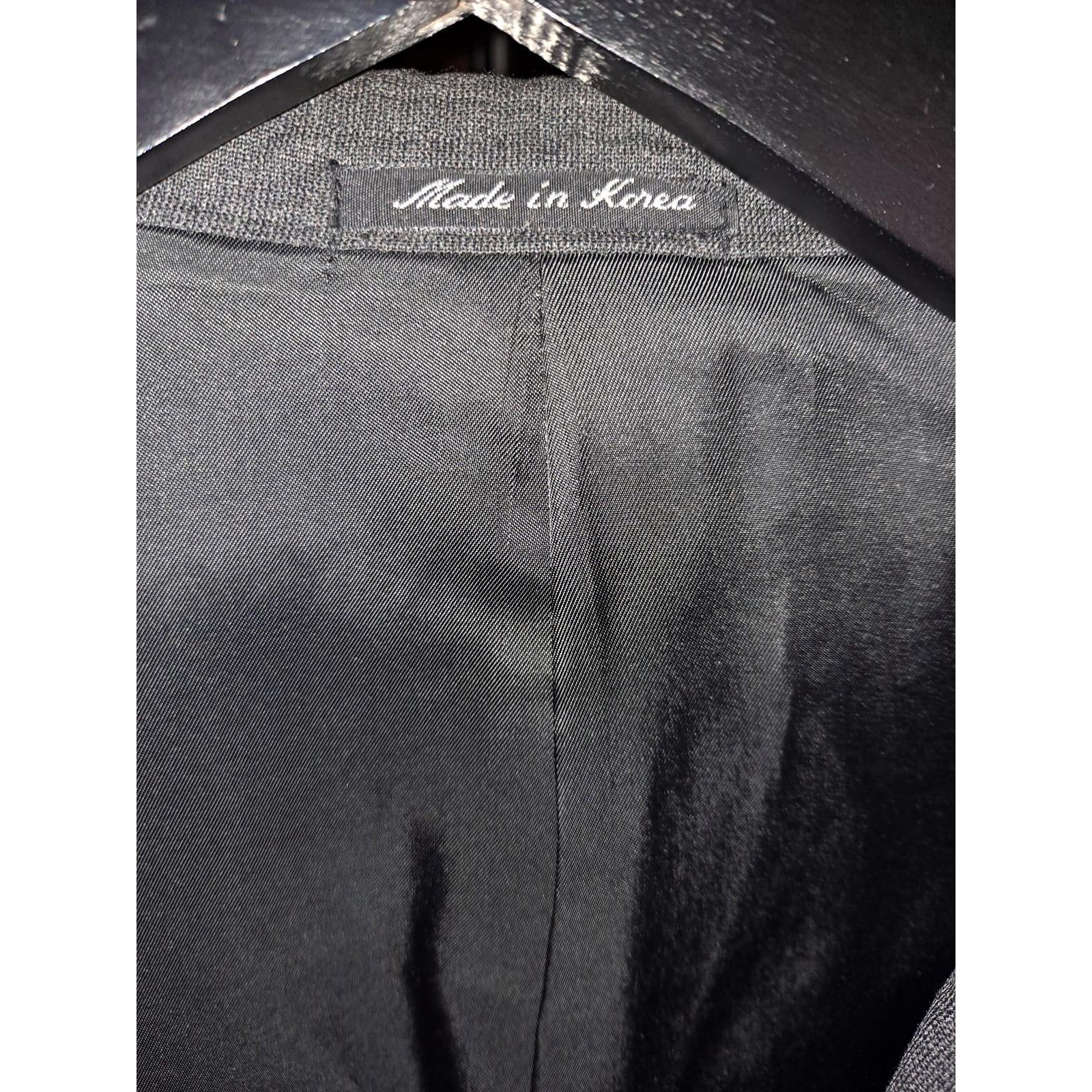 Club Room Clubroom Blazer 100% Wool Dark Gray with 2 Buttons Size 40R Size 40R - 8 Thumbnail
