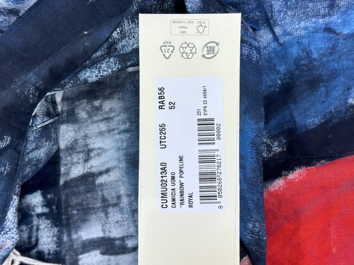 Marni BLUE PATTERNED BOWLING SHIRT Size US XL / EU 56 / 4 - 11 Thumbnail