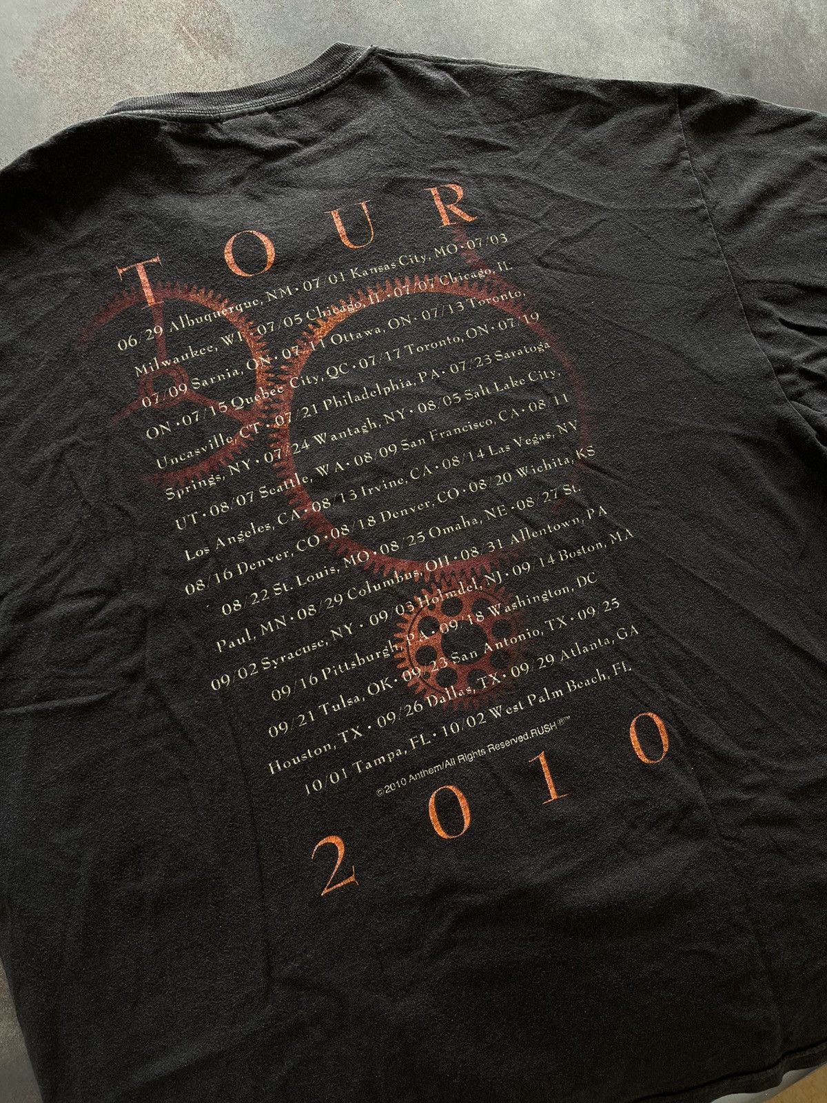 Band Tees × Vintage Rush band time machine tour 2010 Size US XL / EU 56 / 4 - 2 Thumbnail