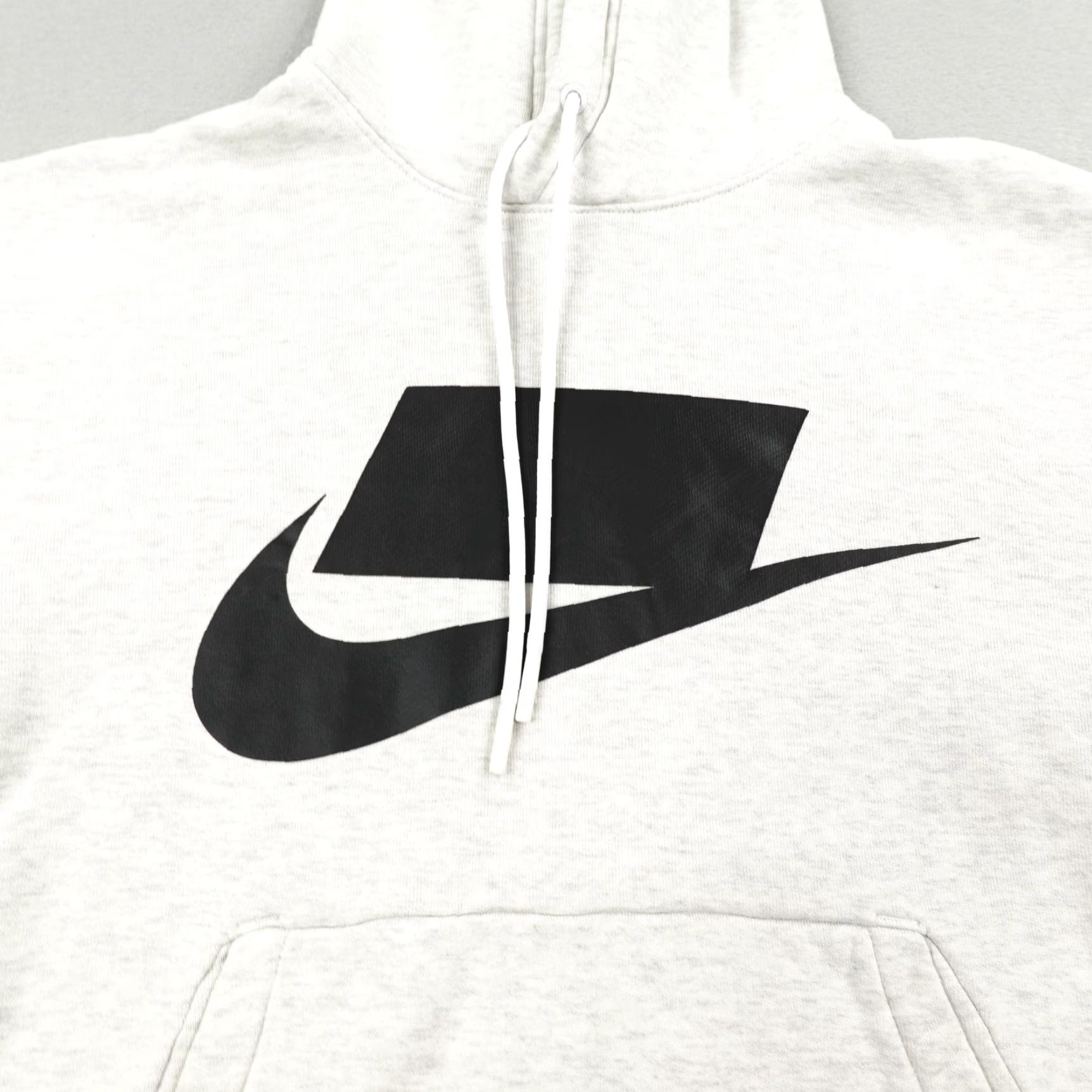 Nike VINTAGE Nike Hoodie Mens Medium Gray Sportswear NSW NSP Pullover Graphic Print Logo 90s Gym Running Size US M / EU 48-50 / 2 - 2 Thumbnail